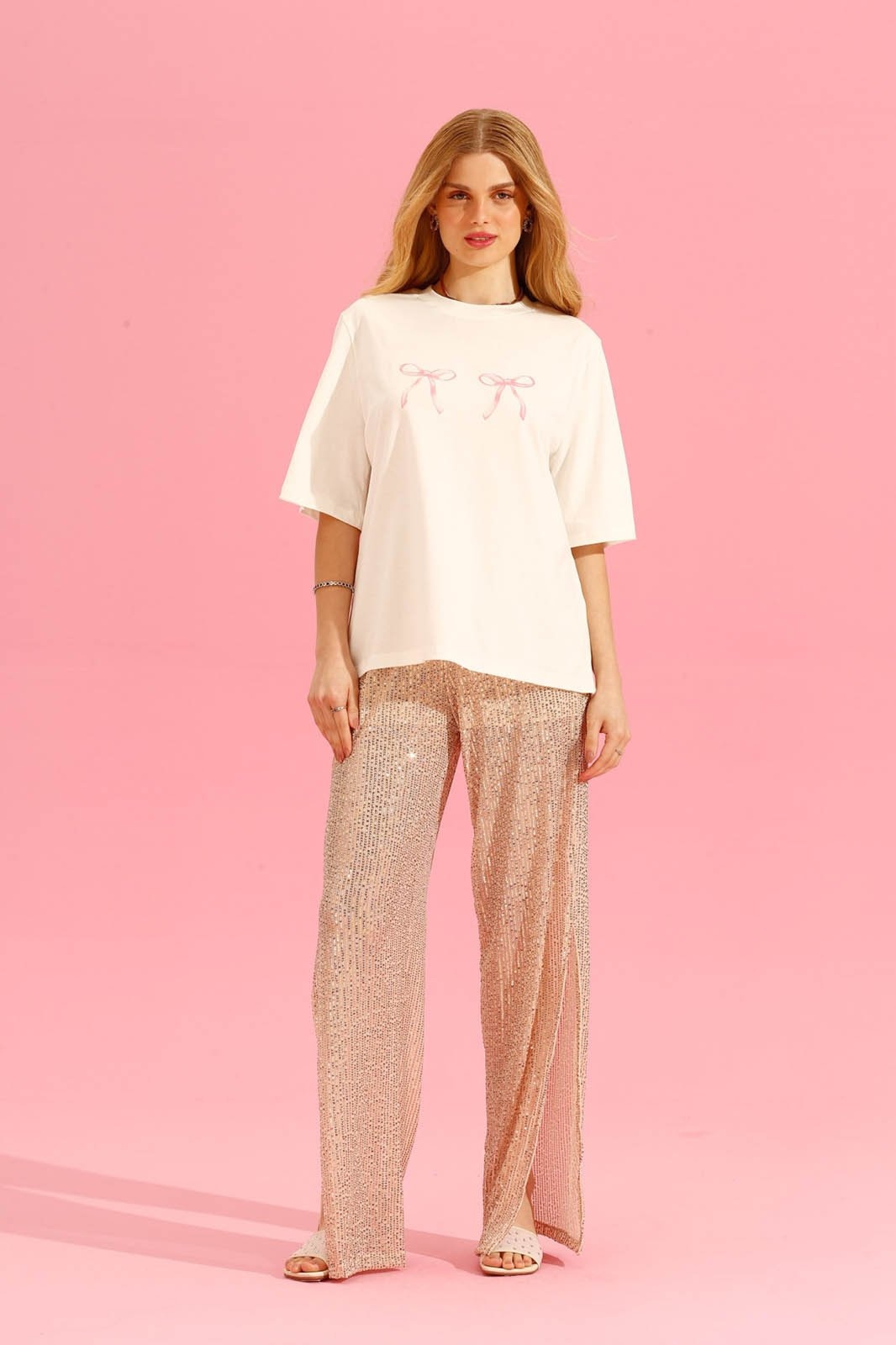 Imagem principal Calça In Love Paola Champagne In Love dourado champagne