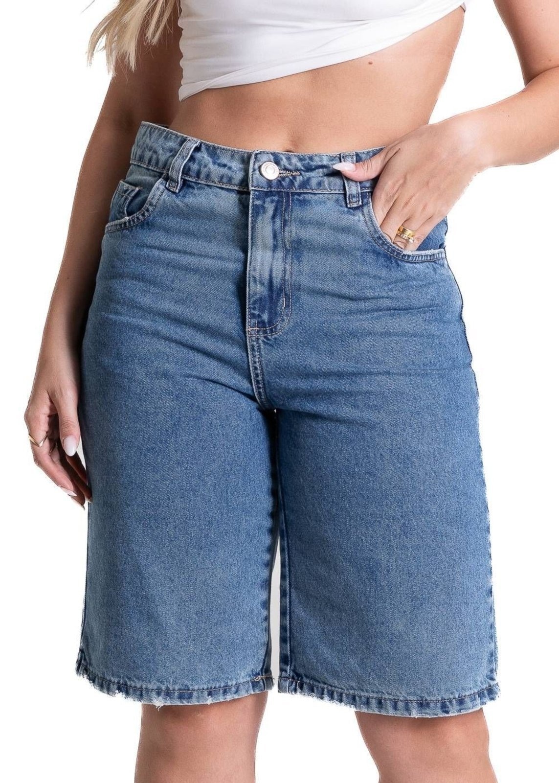 Imagem principal Bermuda Jeans Sawary - 281743 Sawary azul