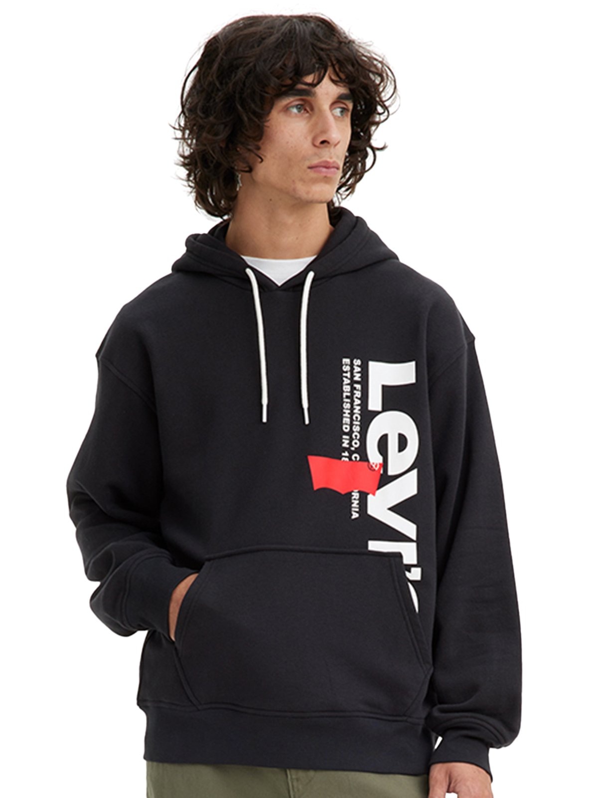 Imagem principal Moletom Levis Masculino Relaxed Graphic Hoodie Levis preto