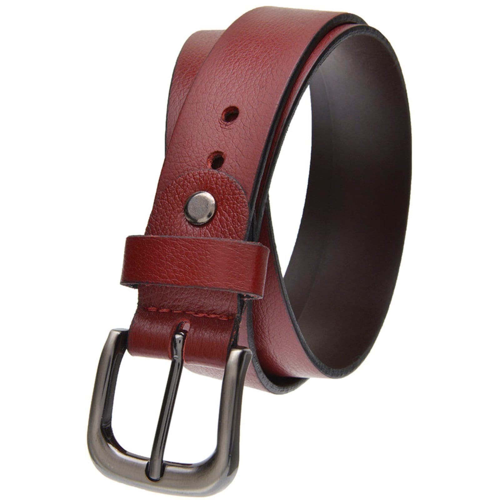 Cinto Feminino em Couro GP 25 com fivela grafite na cor