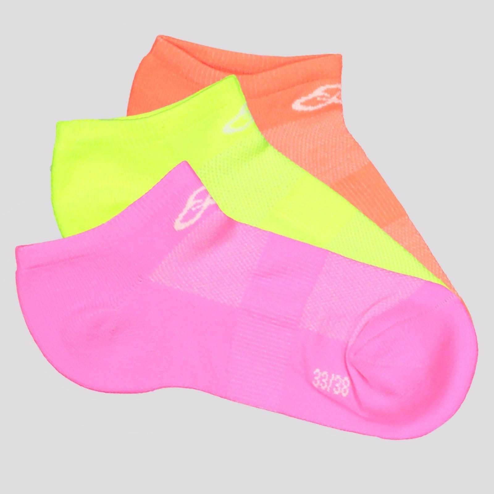 Kit 3 Pares de Meias Olympikus Cano Invisível Feminino