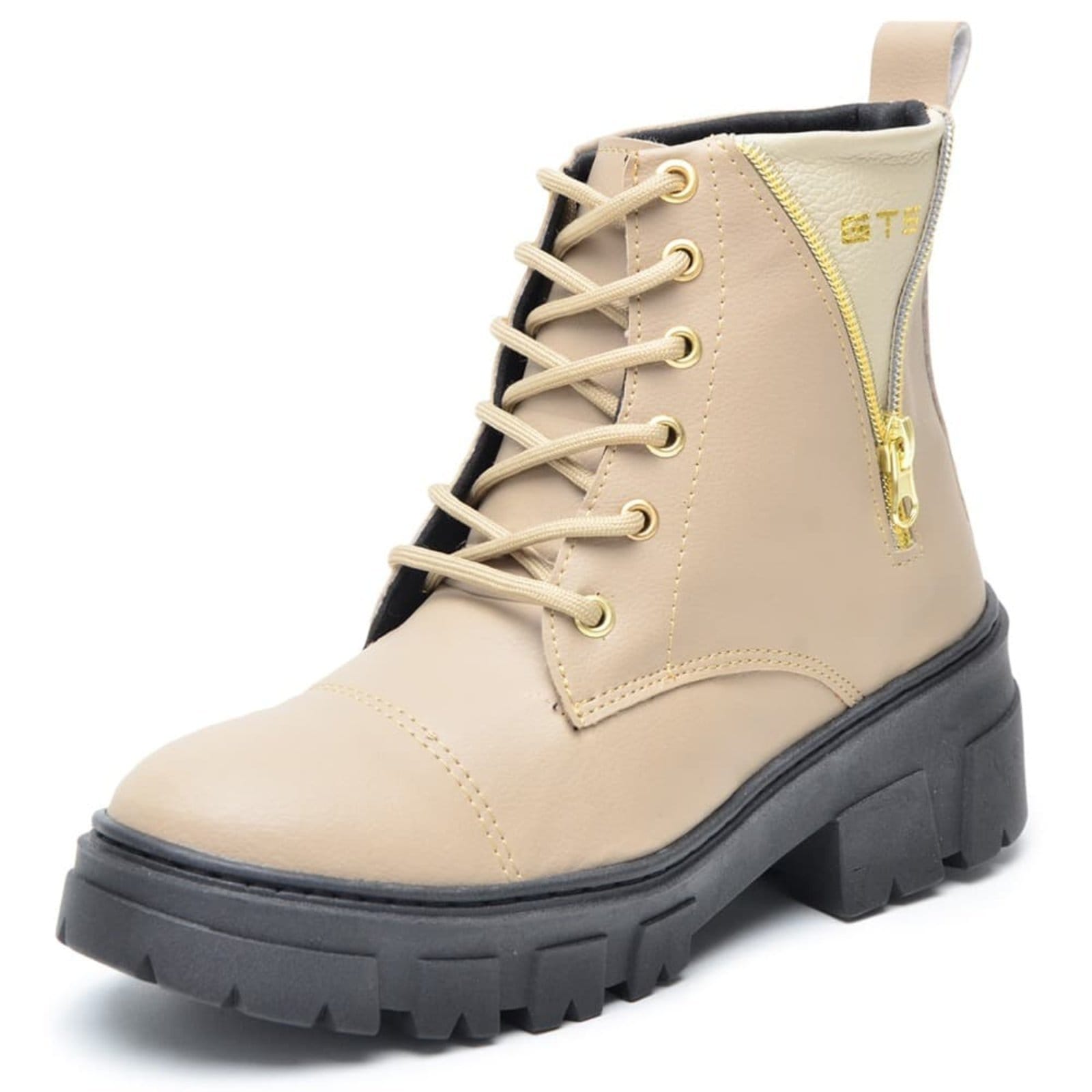 Coturno Bota Feminino Militar Tratorado Blogueira Peccato DF Kiev