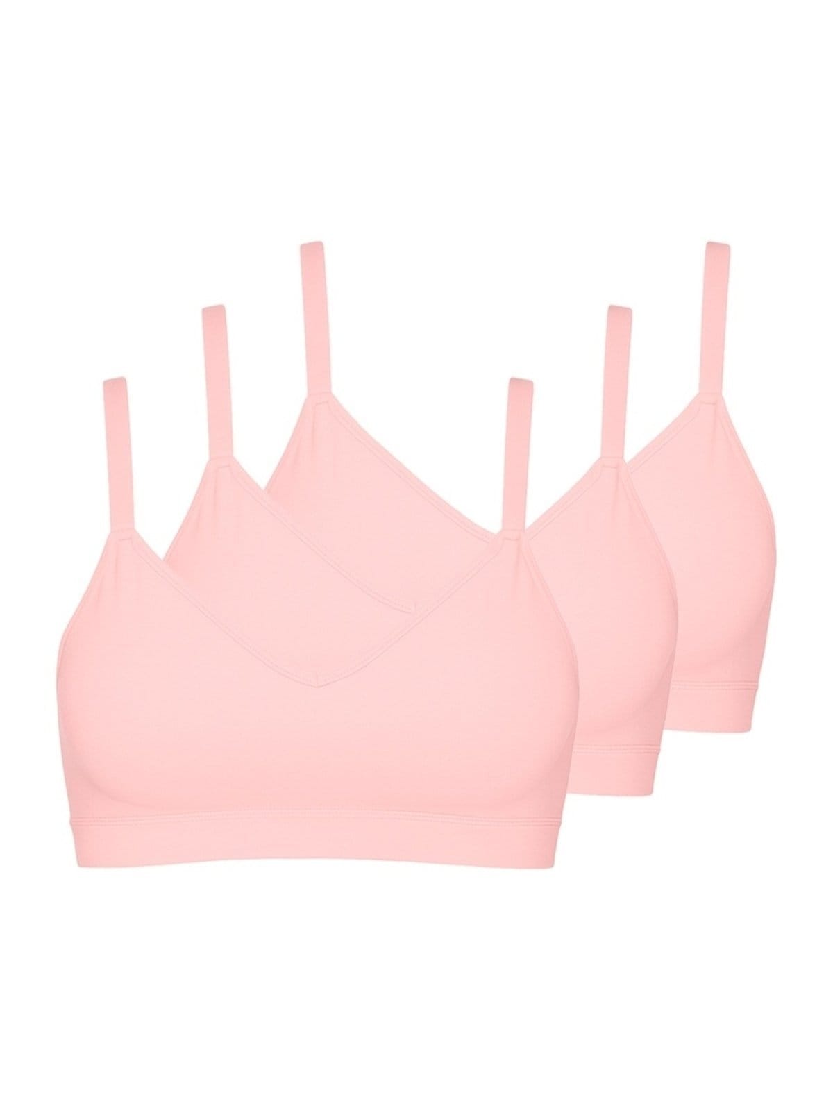 Kit com 3 Sutiãs sem Aro com Bojo Liz 51710 Taça B