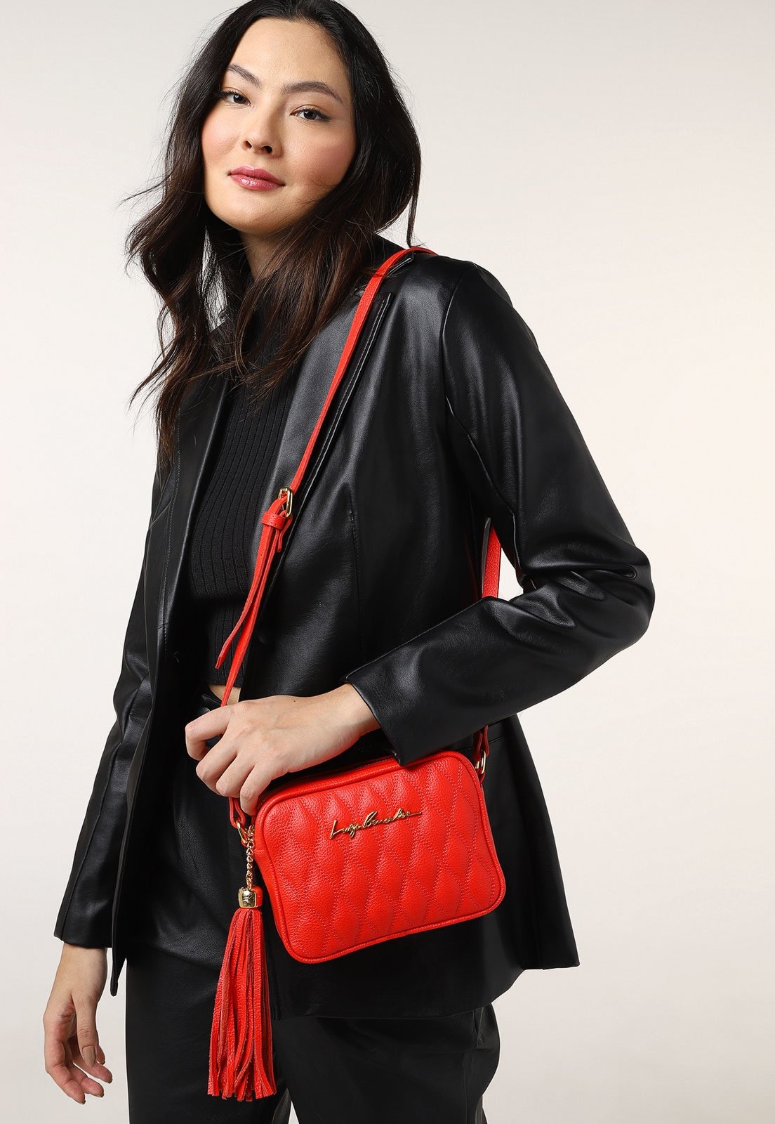 Imagem principal Bolsa Luiza Barcelos Matelassê Vermelha Luiza Barcelos vermelho