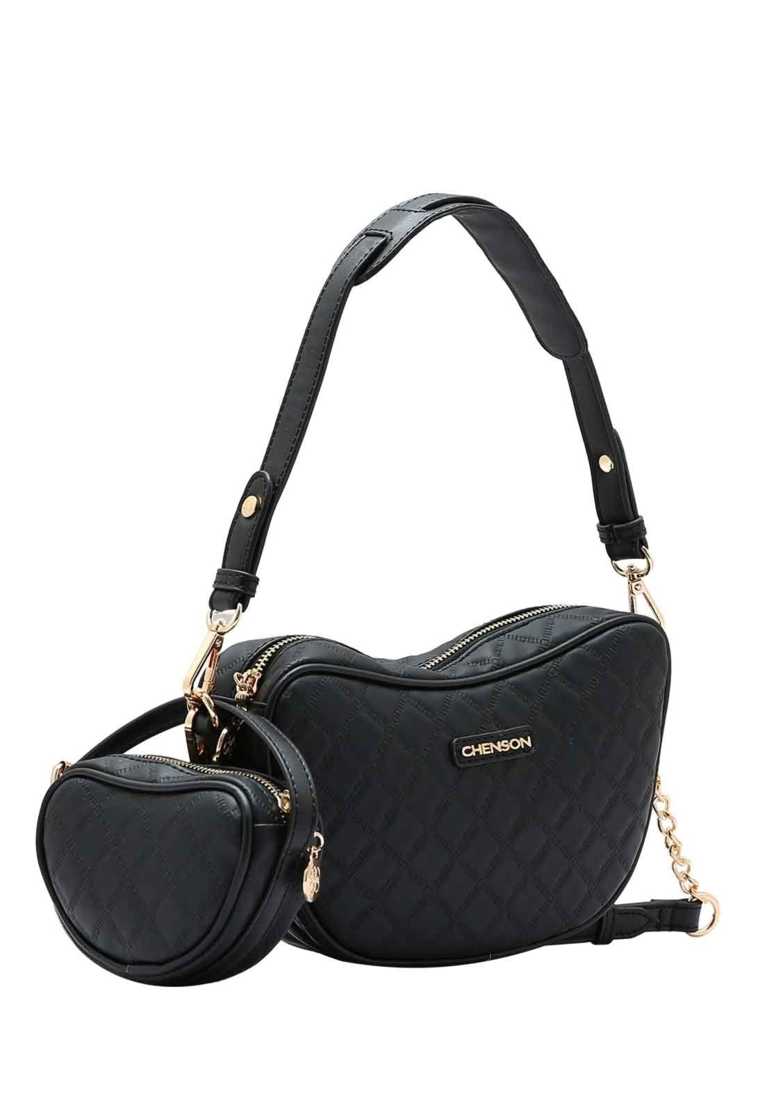 Imagem principal Bolsa Feminina Chenson Original Matelassê Cute Ombro 3484982 Chenson preto