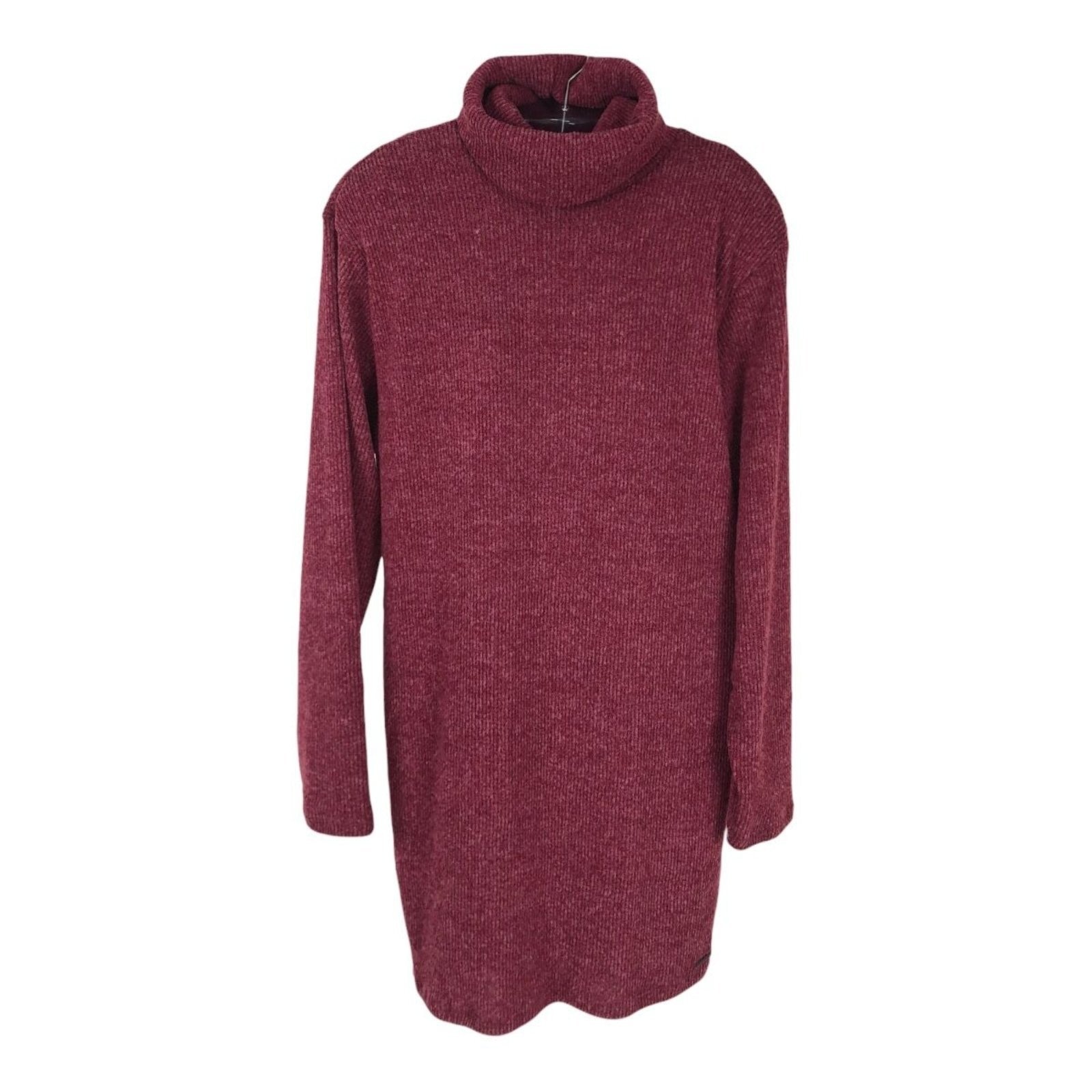 Imagem principal Vestido Manga Longa Gola Alta Triton Bordo Triton bordô