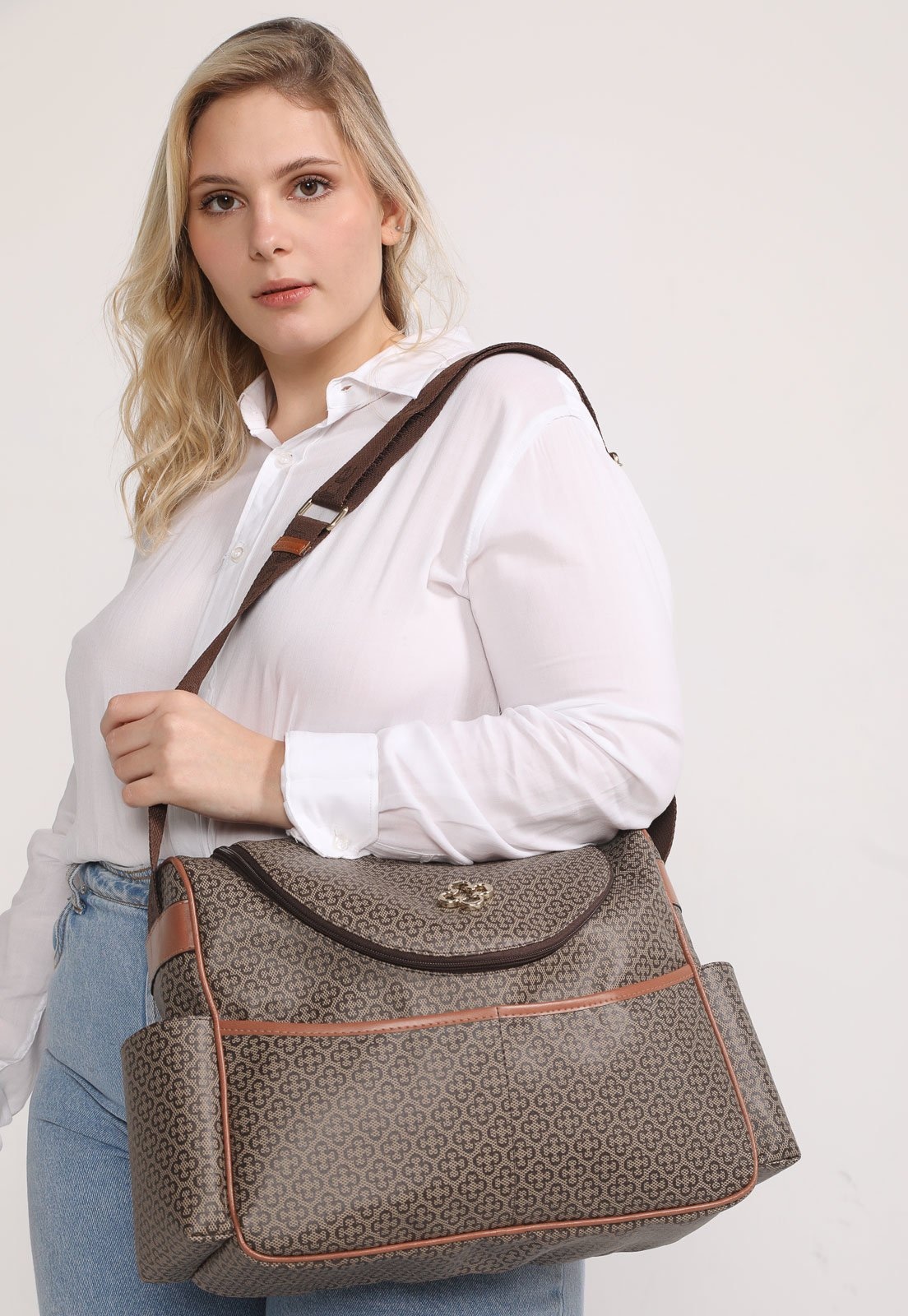 Imagem principal Bolsa Maternidade Capodarte Monograma Capodarte marrom