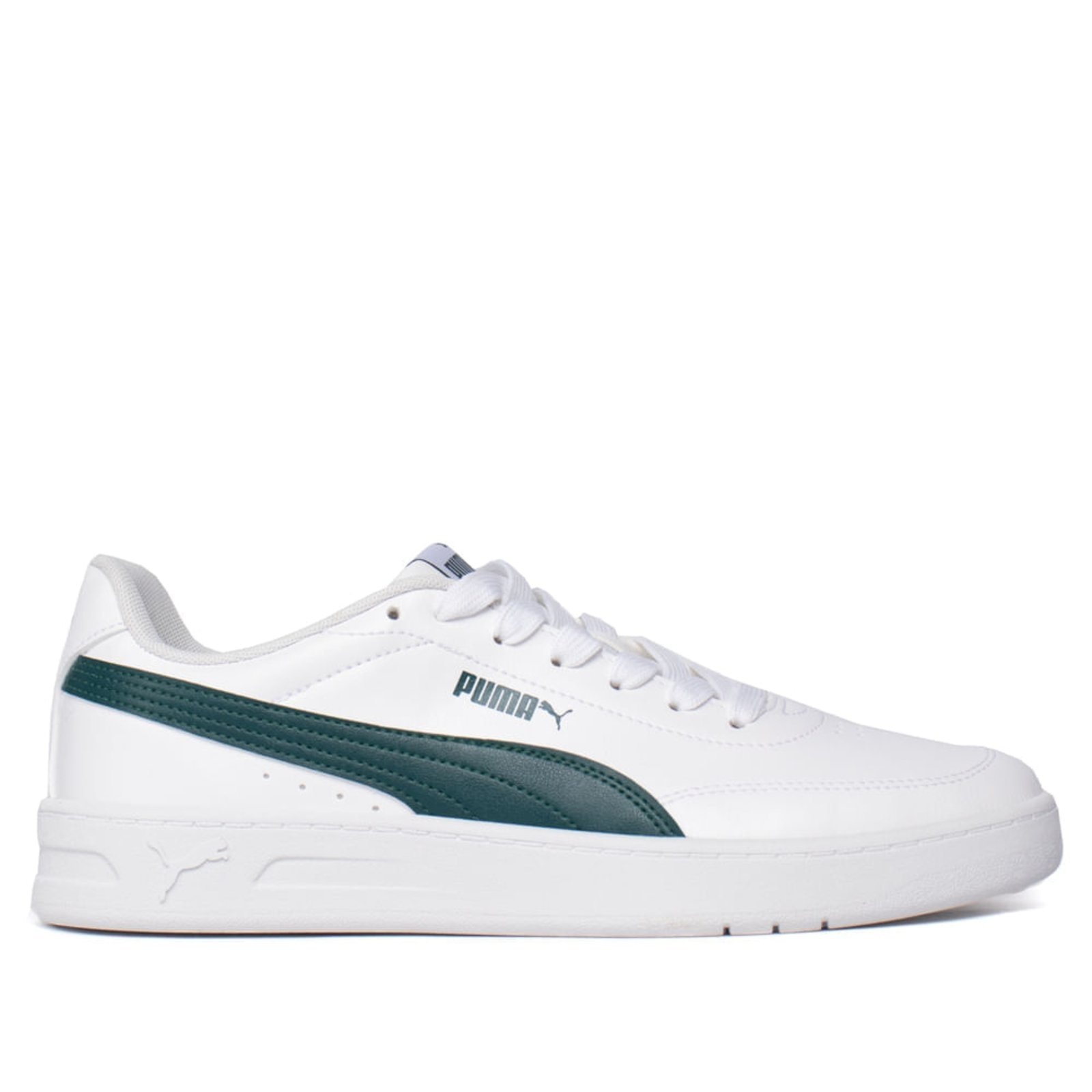 Imagem principal Tênis Masculino Puma Court Classic Clean Urbano Branco/verde Puma branco verde
