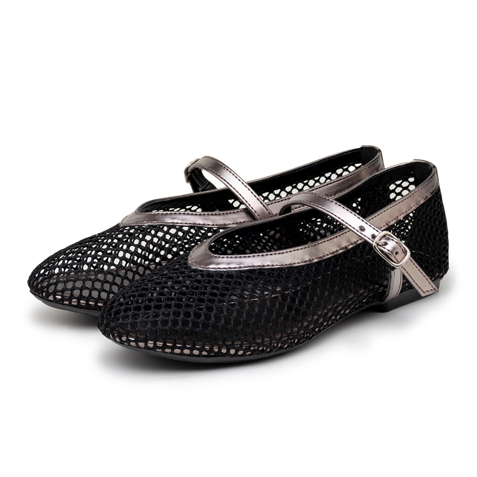 Imagem principal Sapatilha De Tela Feminina Tendência Bico Redondo 5400 e Onix Hannah Footwear preto