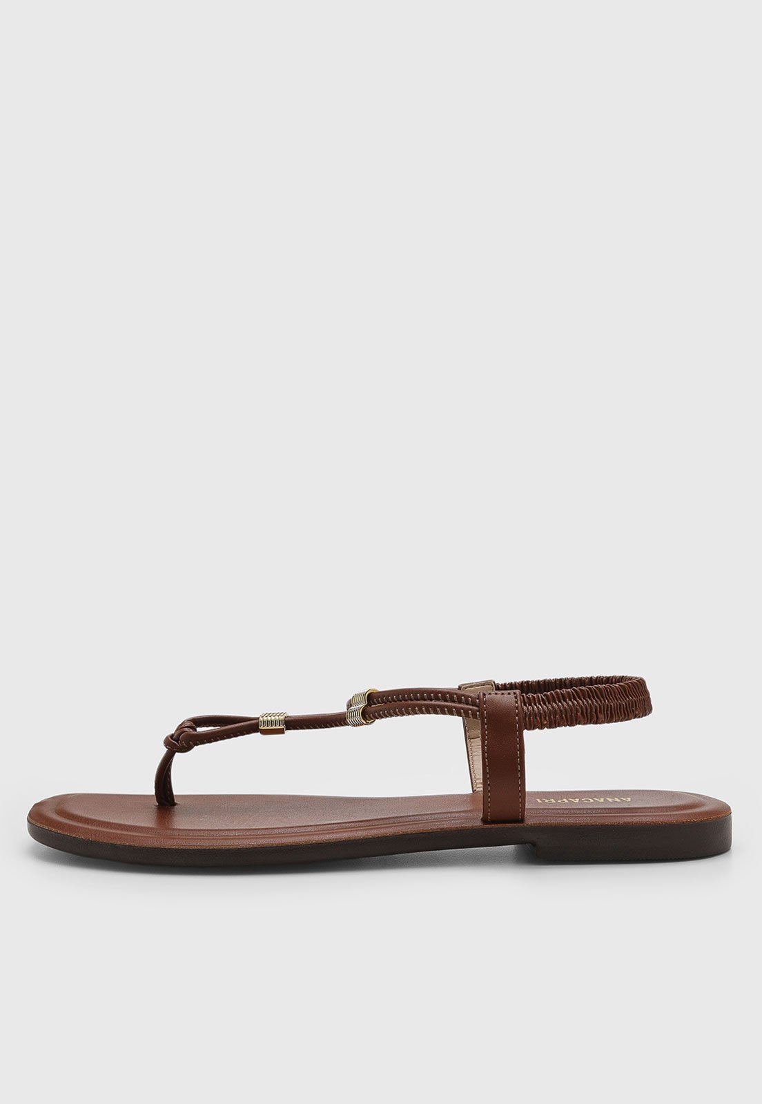 Imagem principal Rasteira Feminina Anacapri Detalhe Metal Anacapri marrom