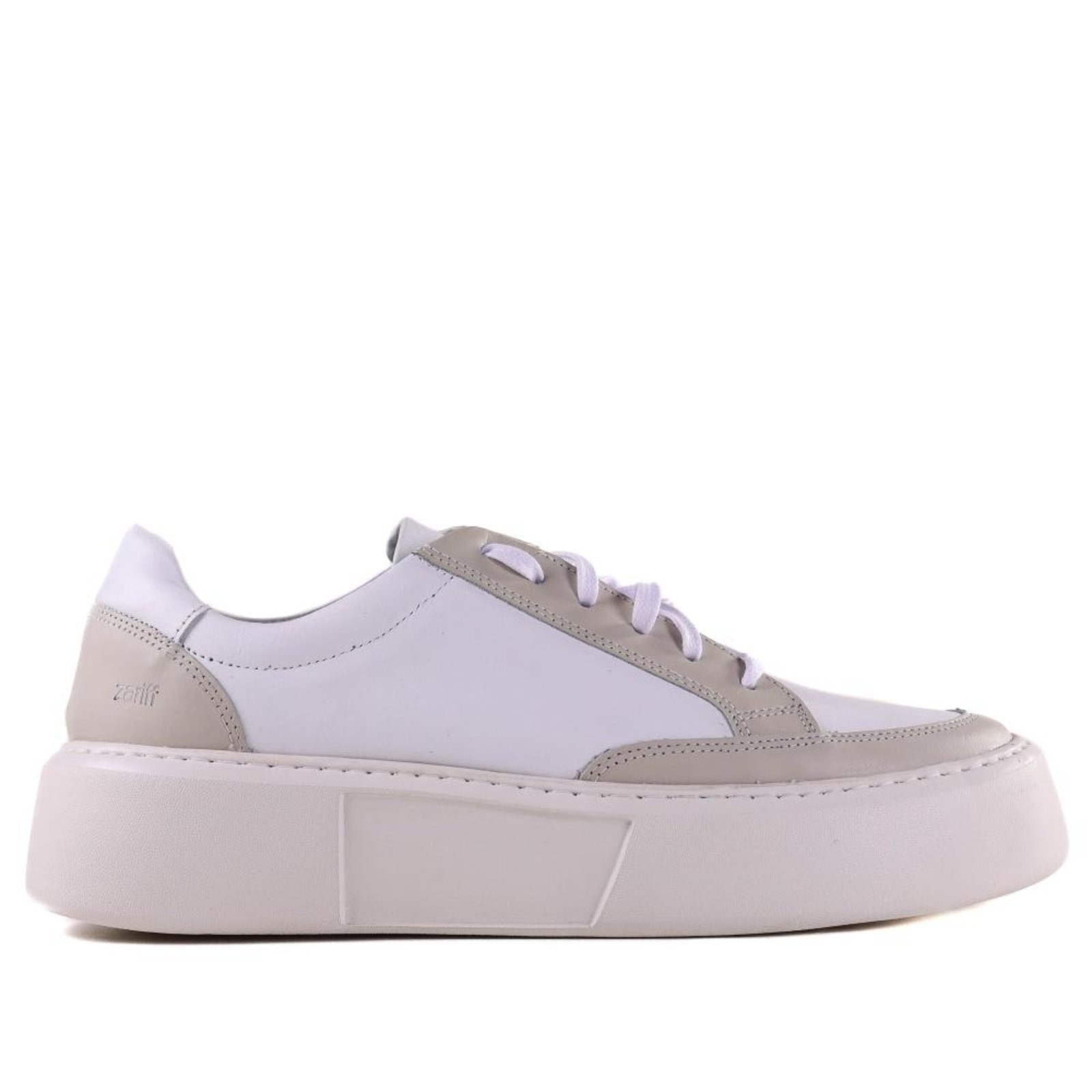 Imagem principal Tênis Masculino Plataforma Zariff 2821 Branco/Off White Incolor Zariff incolor white