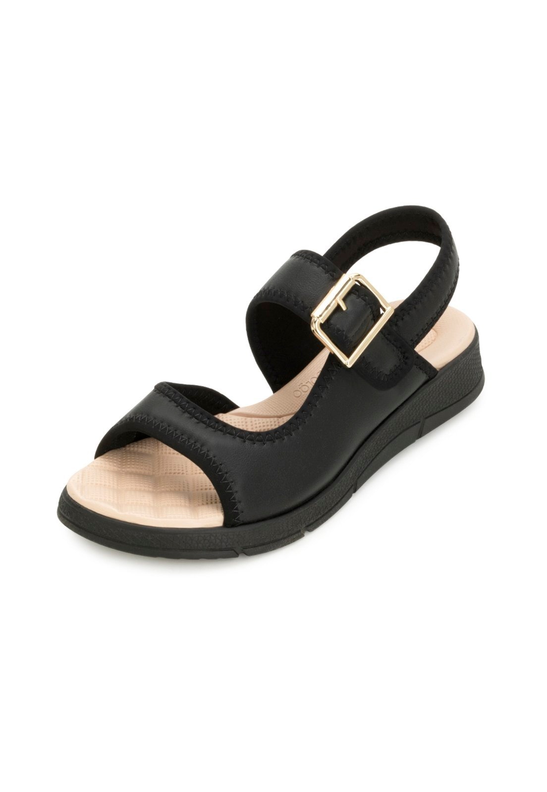 Imagem principal Sandália Piccadilly PD25-57101 Bege Piccadilly preto