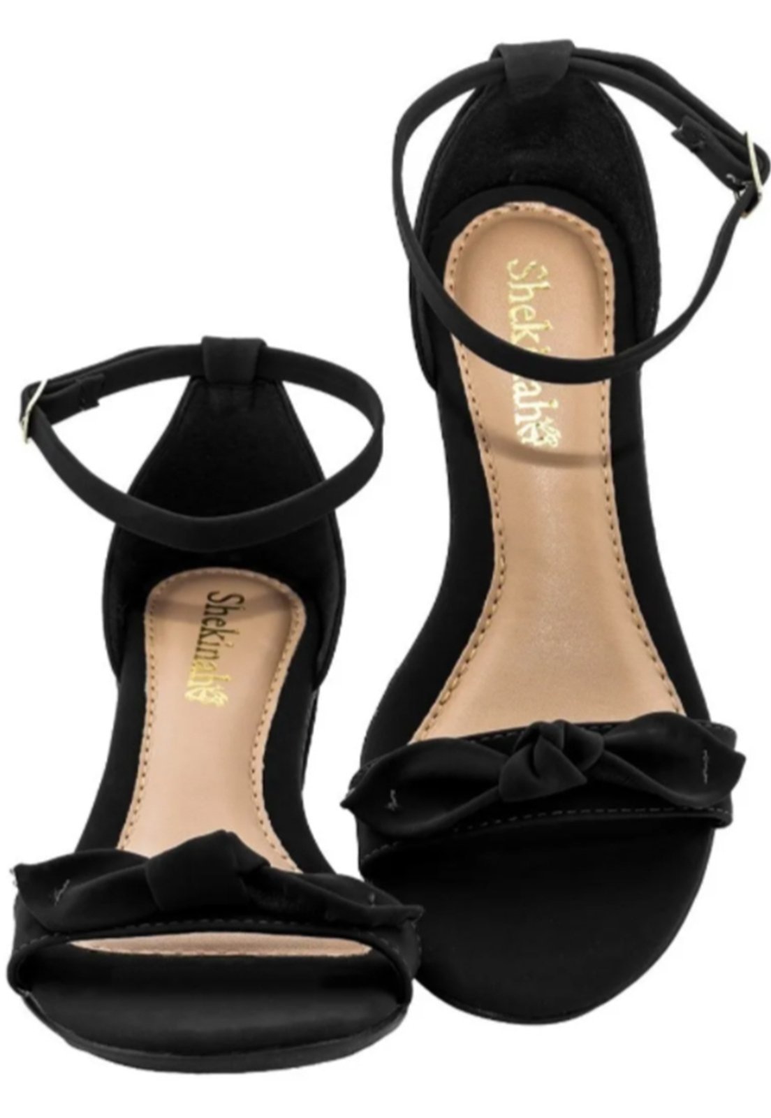 Imagem principal Sandália Feminina Salto Baixo Grosso Shekinah Confortável Shekinah preto