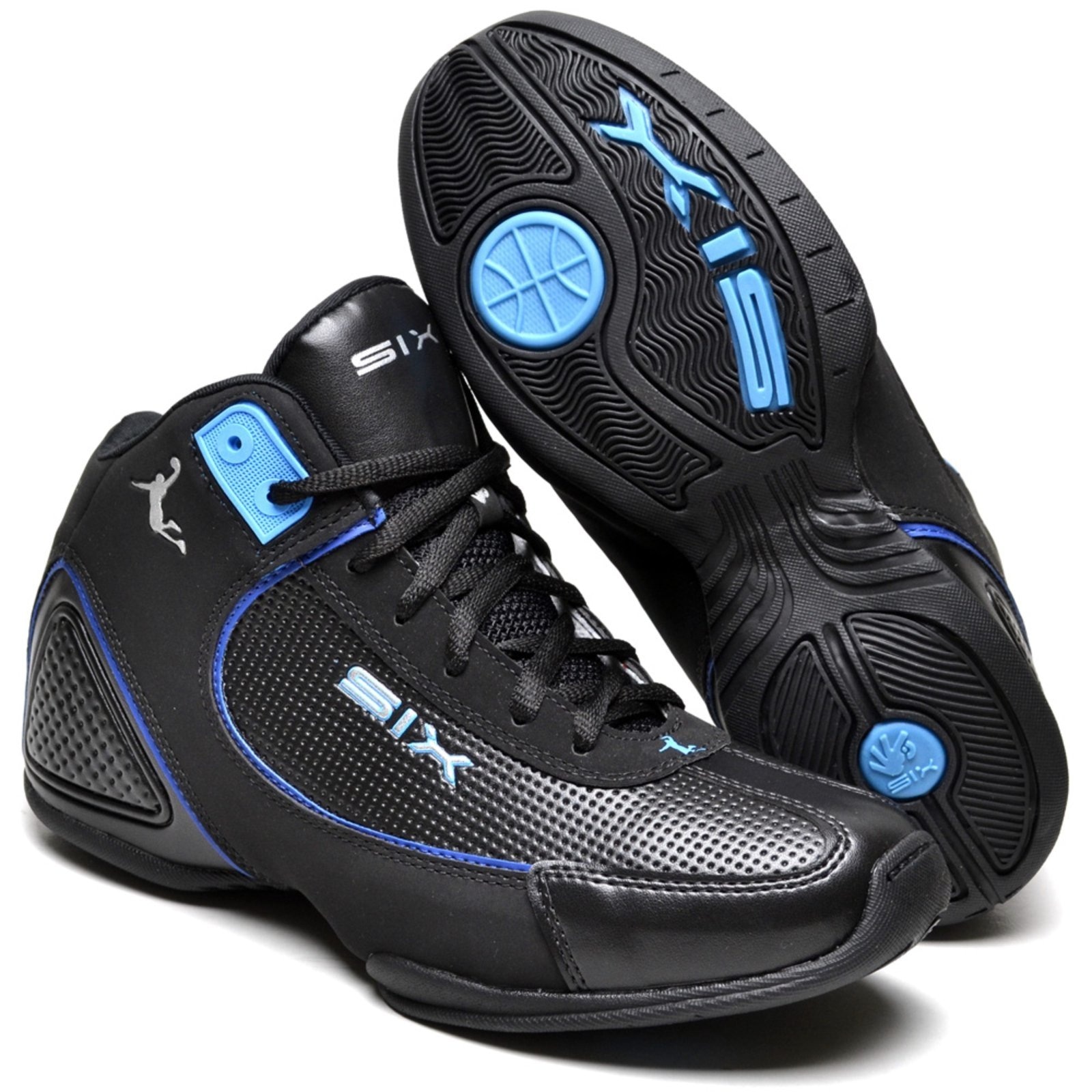 Imagem principal Tênis Basquete Masculino Charge Six Street Preto Six Street azul/preto azul