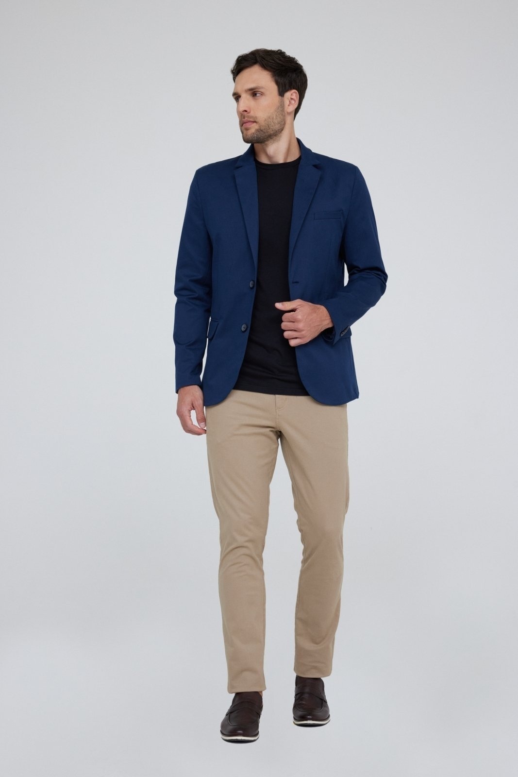 Imagem principal Calça Sarja Traymon Chino Slim Areia Traymon caramelo