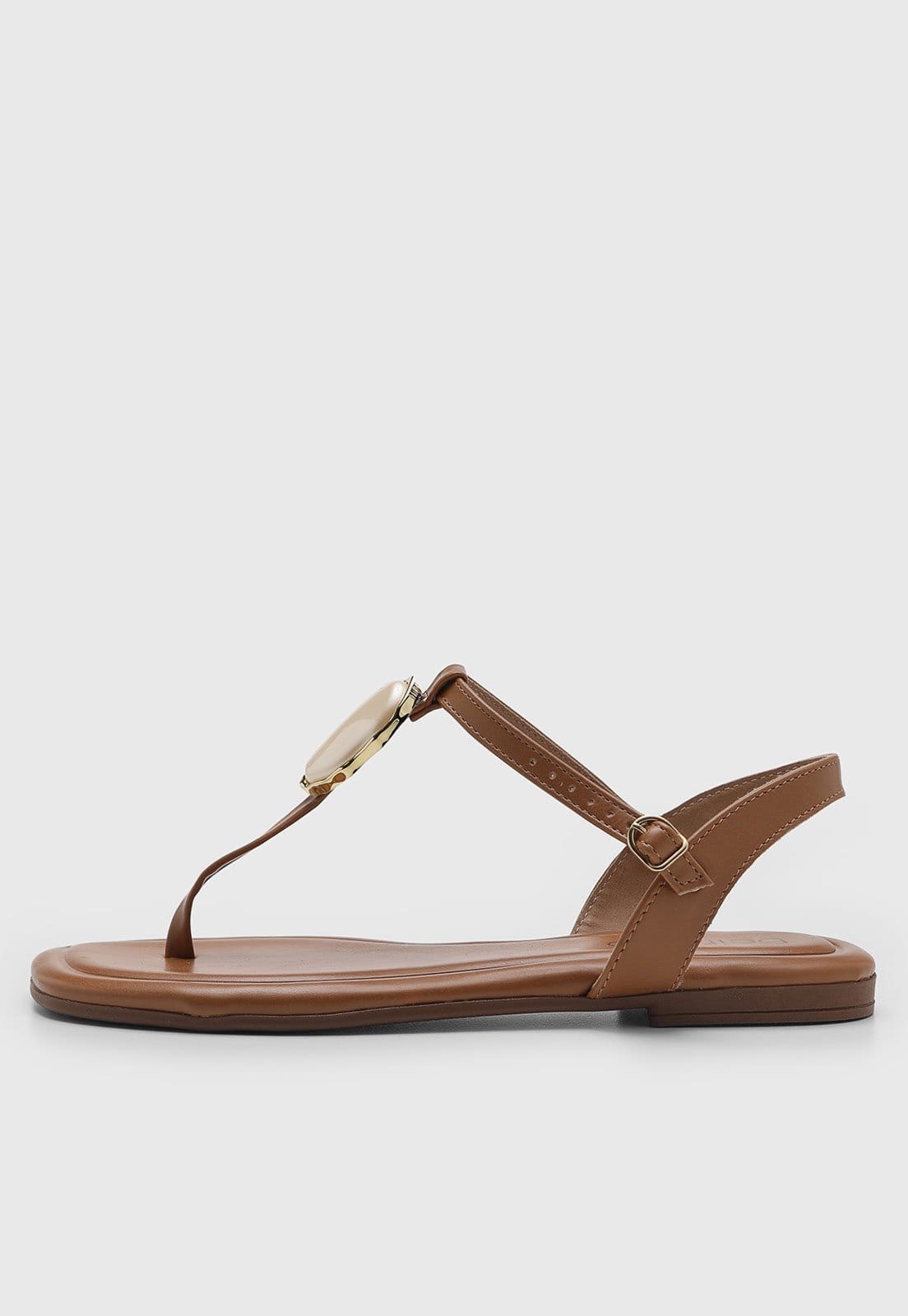 Rasteira Fechada Feminino Beira Rio Aplique