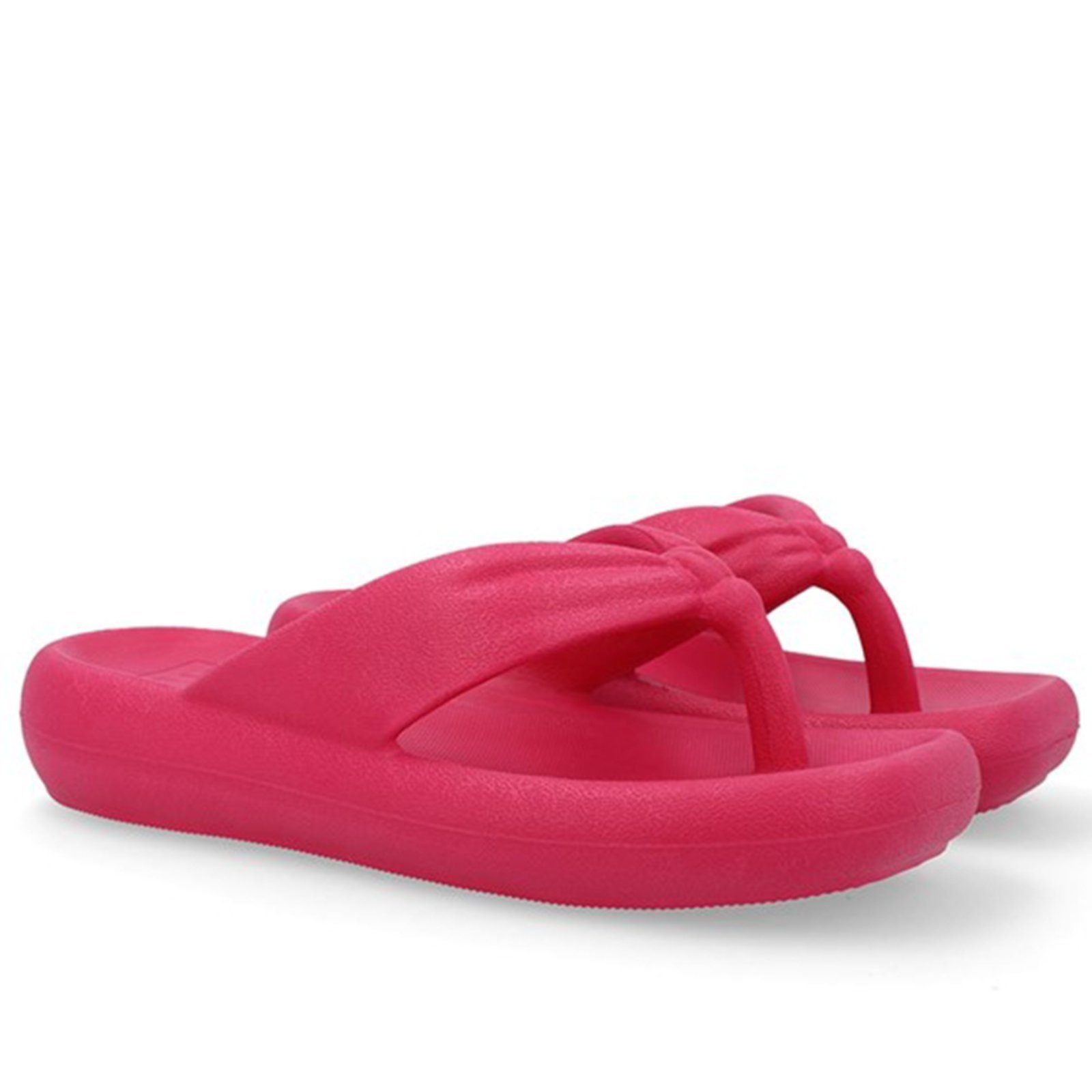 Imagem principal Chinelo Usaflex Poofy Bico Quadrado Eva Feminino Confortavel Fucsia - 002 Usaflex rosa fucsia