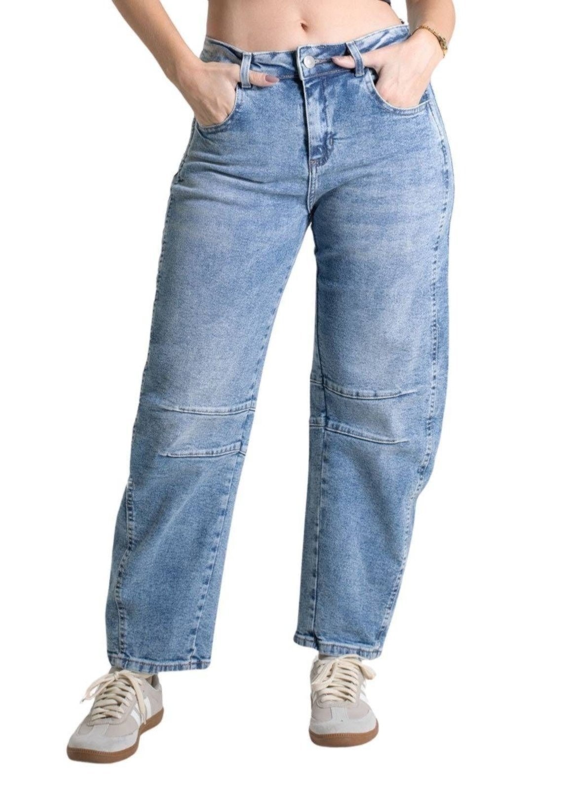 Imagem principal Calça Jeans Sawary Barrel - 279781 Sawary azul