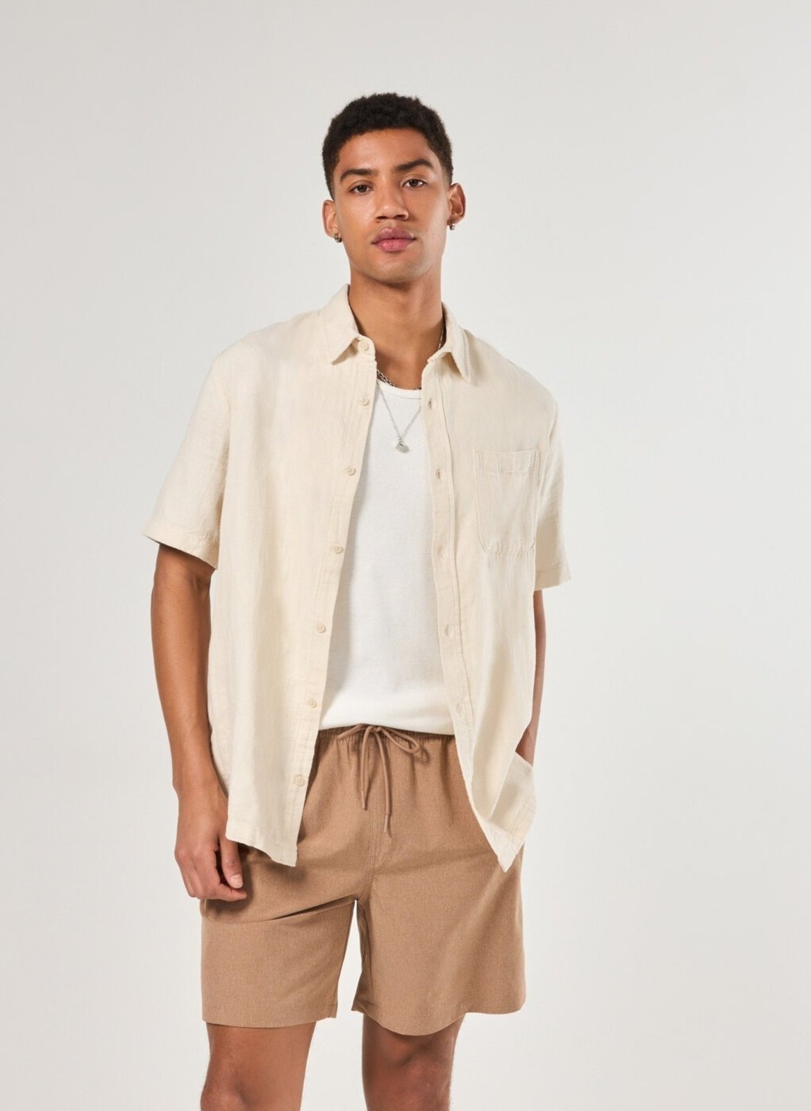 Imagem principal Camisa Areia Bolso Frontal Youcom bege