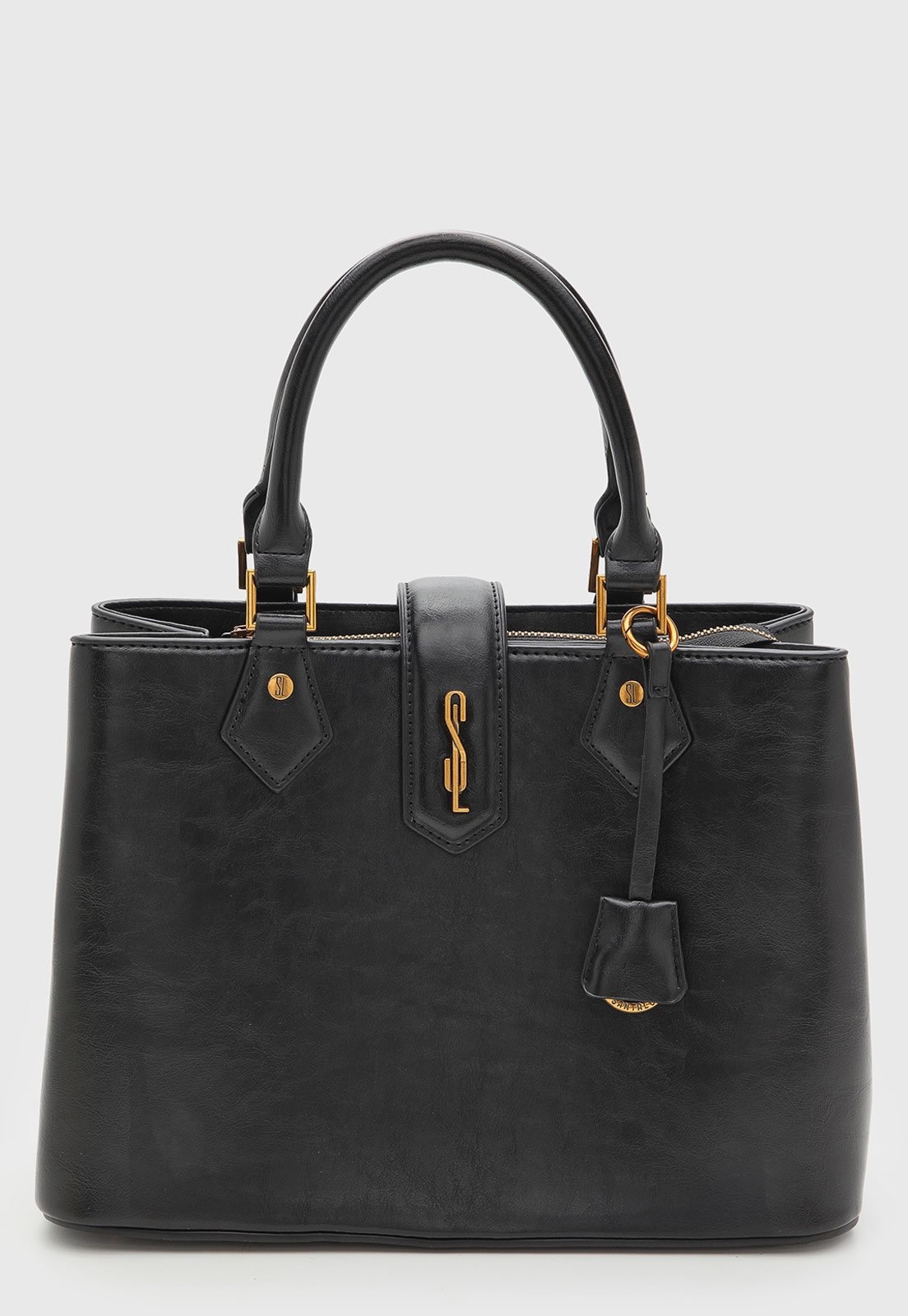 Imagem principal Bolsa Feminina Santa Lolla Grande Preta Santa Lolla preto