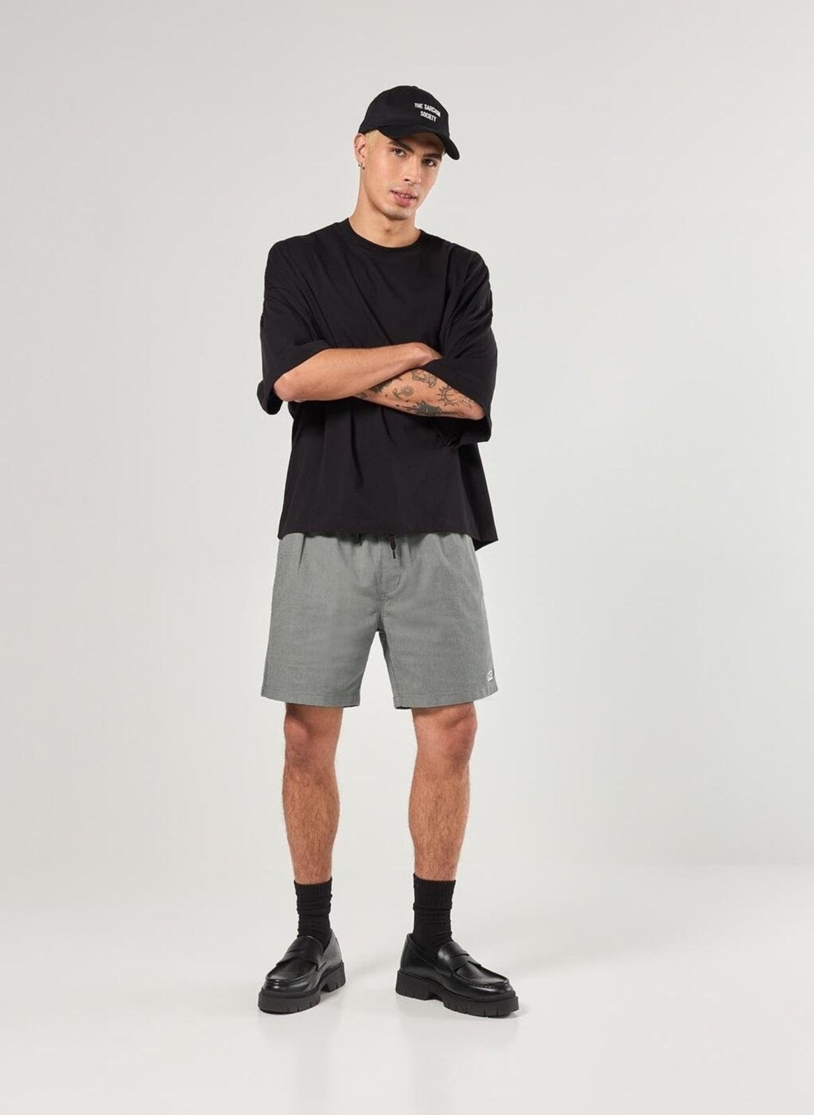 Imagem principal Bermuda Sarja Cinza Youcom multicolorido