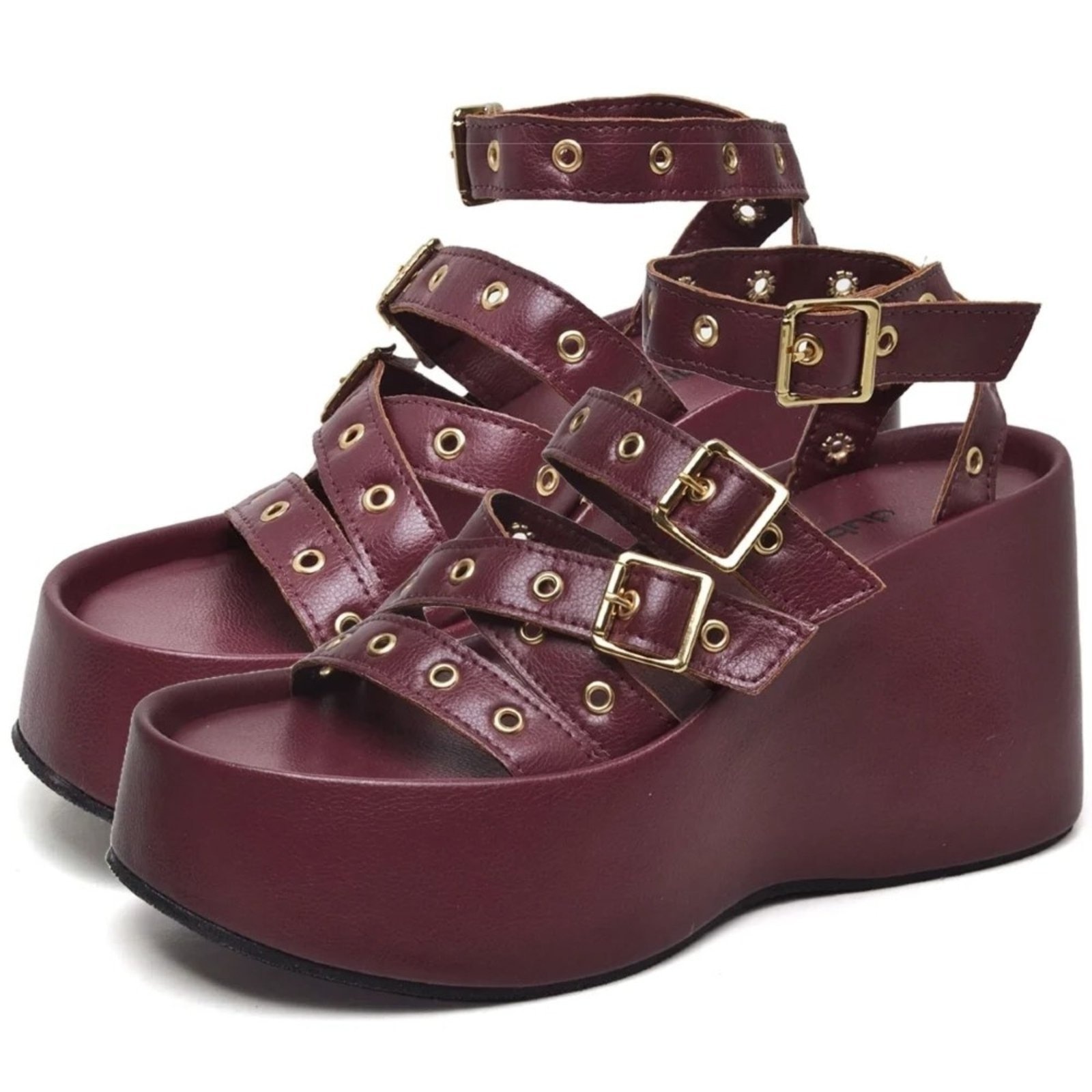 Imagem principal Tamanco Sandália Plataforma Feminino DUBUY 2102FG DUBUY vinho