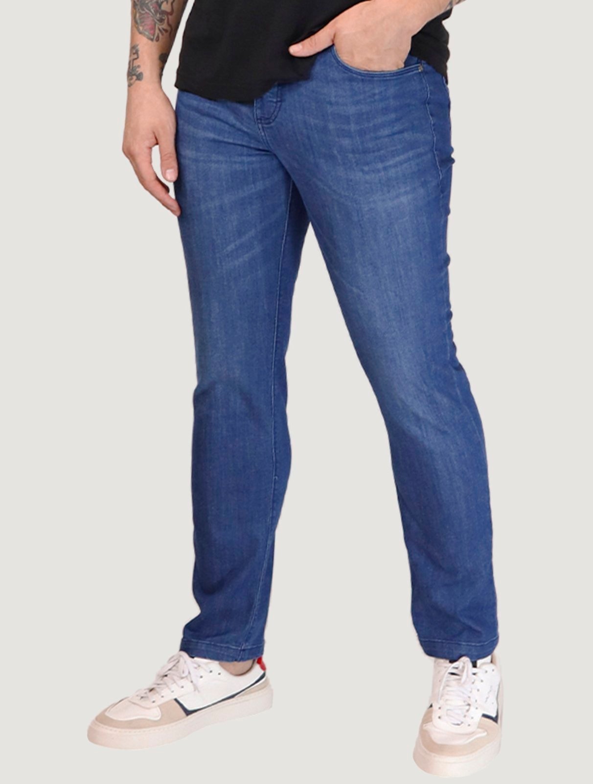 Imagem principal Calça Original Penguin Jeans Masculina Slim Five Pockets Original Penguin azul marinho