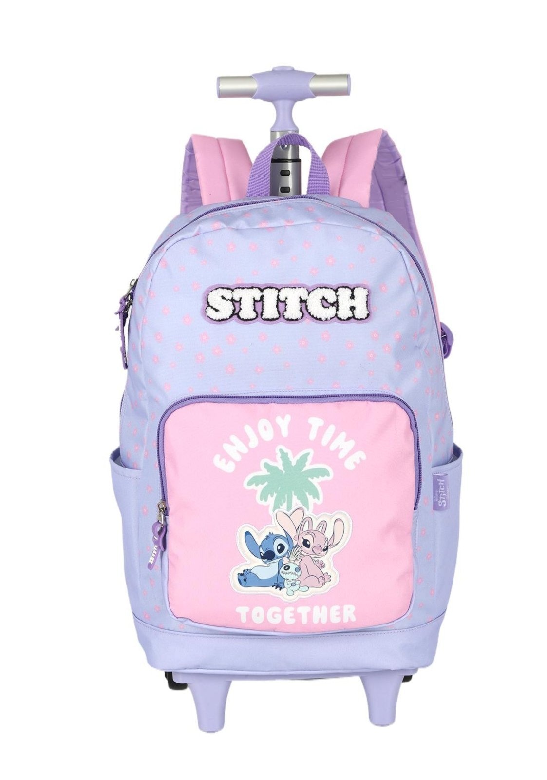 Imagem principal Infantil - Mochila de Rodinhas Média de Costas Stitch Disney Luxcel roxo
