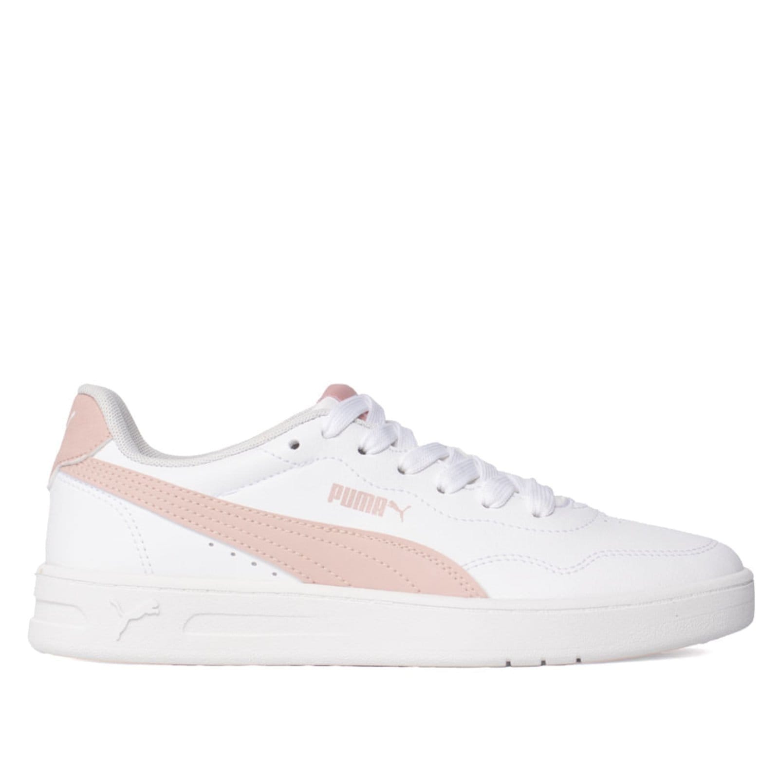Tênis Feminino Puma Court Lally Branco/Rosa Claro