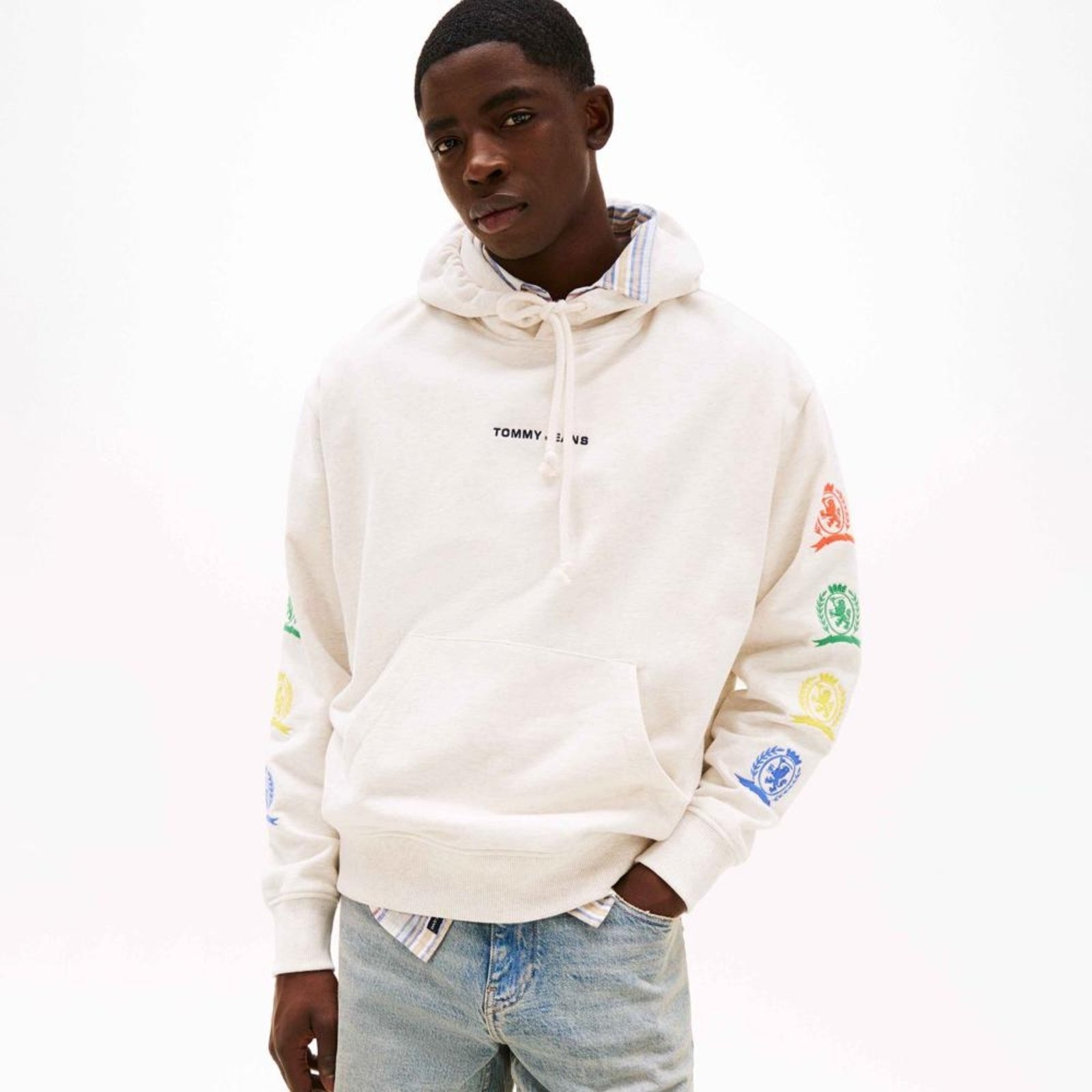 Imagem principal Moletom Brasão Varsity Tommy Jeans - EEG Tommy Jeans bordô