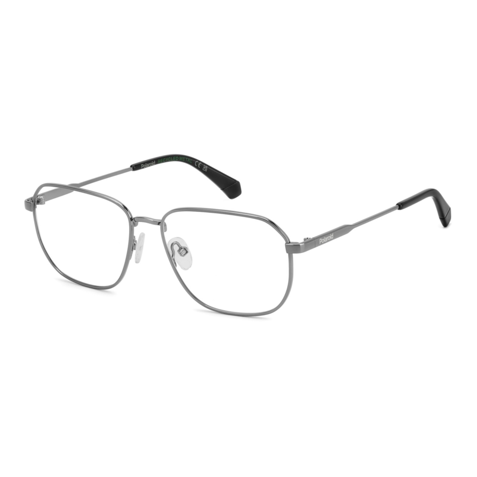 Imagem principal Armação de Óculos Polaroid Pld D538 Kj1 Ruthenium Polaroid cinza