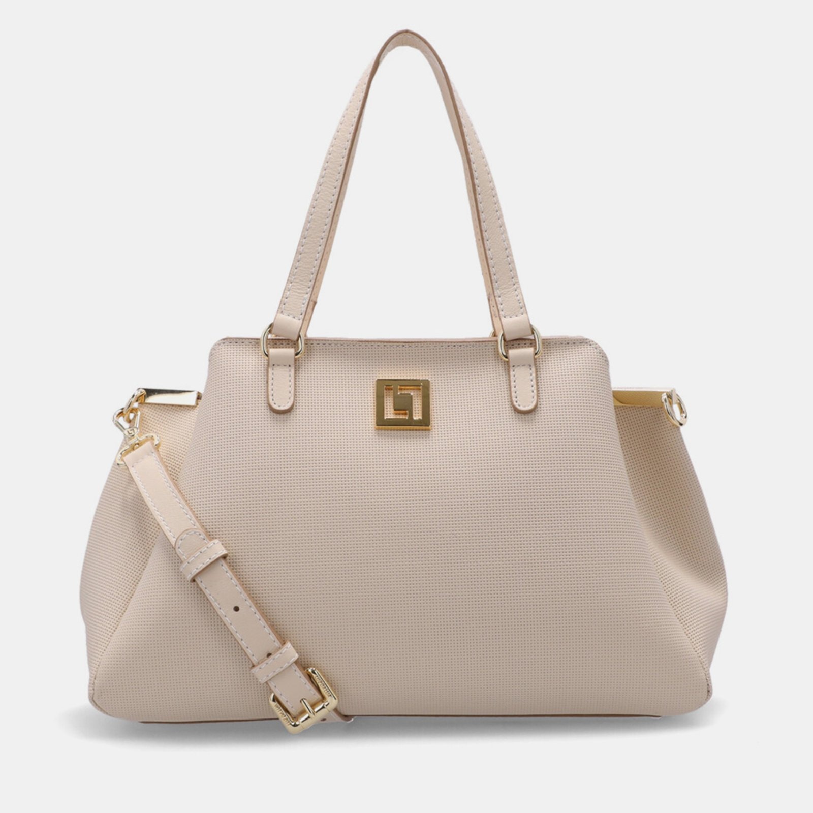 Imagem principal Bolsa Tote Grande Tramado - 2000503 Luz Da Lua Luz Da Lua bege