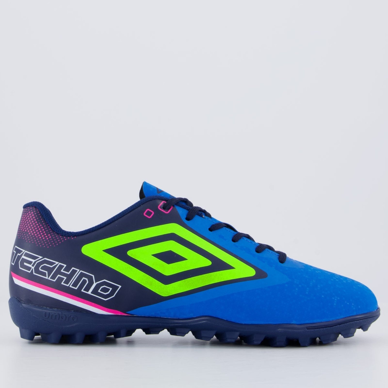 Imagem principal Chuteira Umbro Techno II Society Marinho e Verde Umbro azul marinho verde