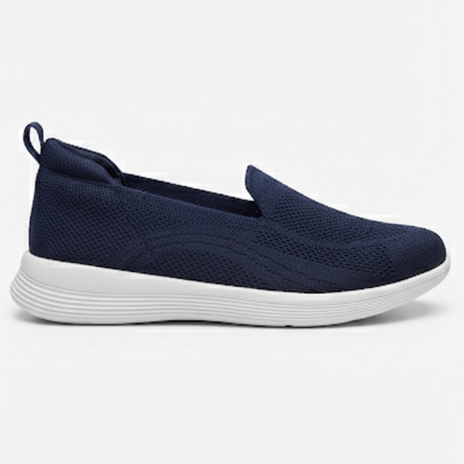 Imagem principal Tênis Feminino Usaflex Slip On Tecido Tricot Joanetes New Blue Usaflex azul/azul marinho blue