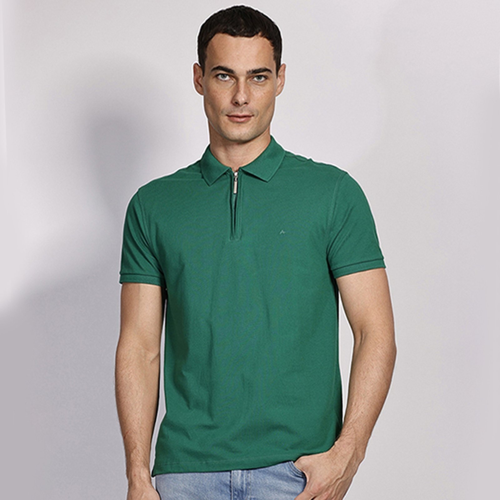 Imagem principal Camisa Polo Aramis Piquet Zip Ou25 Masculino Aramis verde