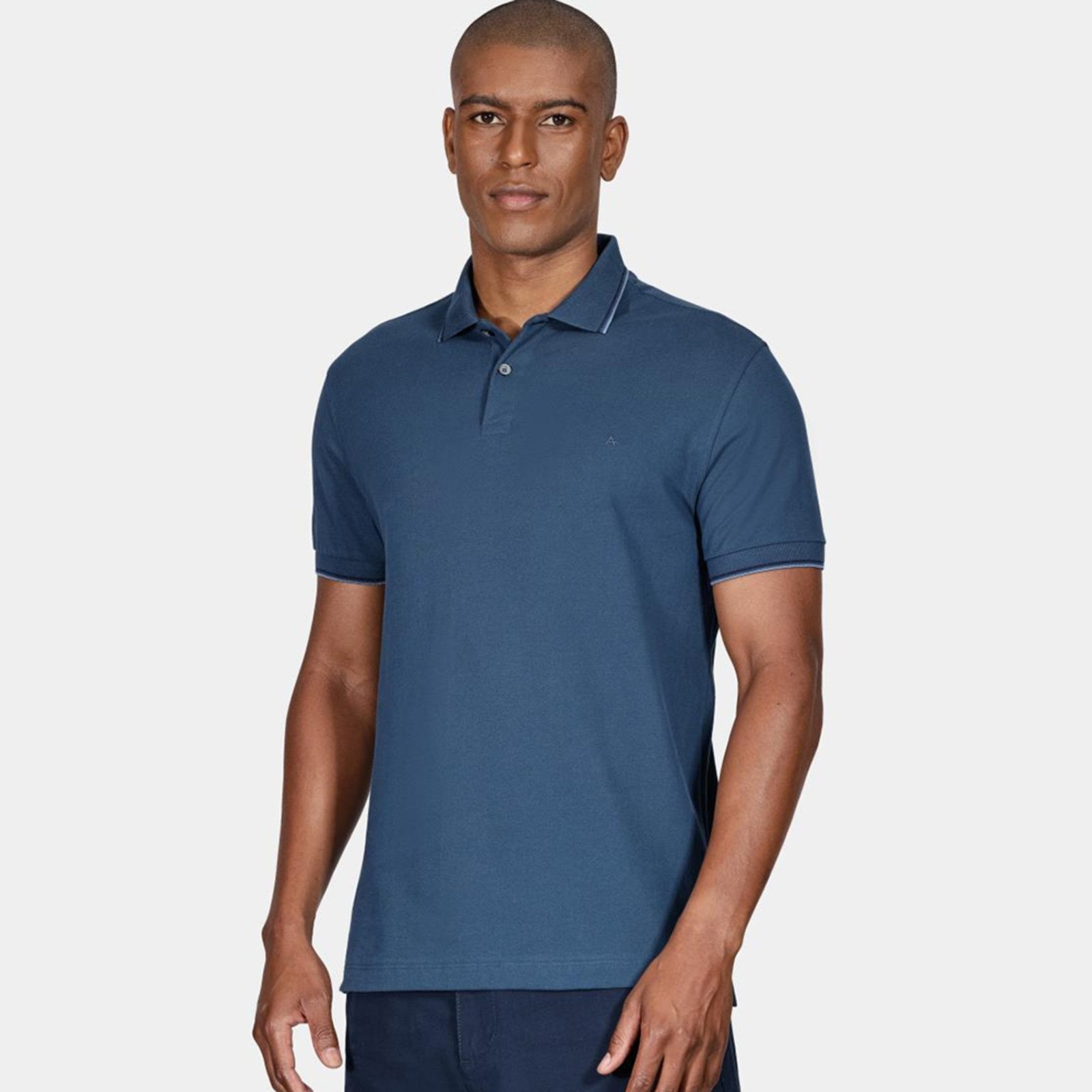 Imagem principal Camisa Polo Aramis Basic 4 Frisos Ou25 Marinho Masculino Aramis azul marinho