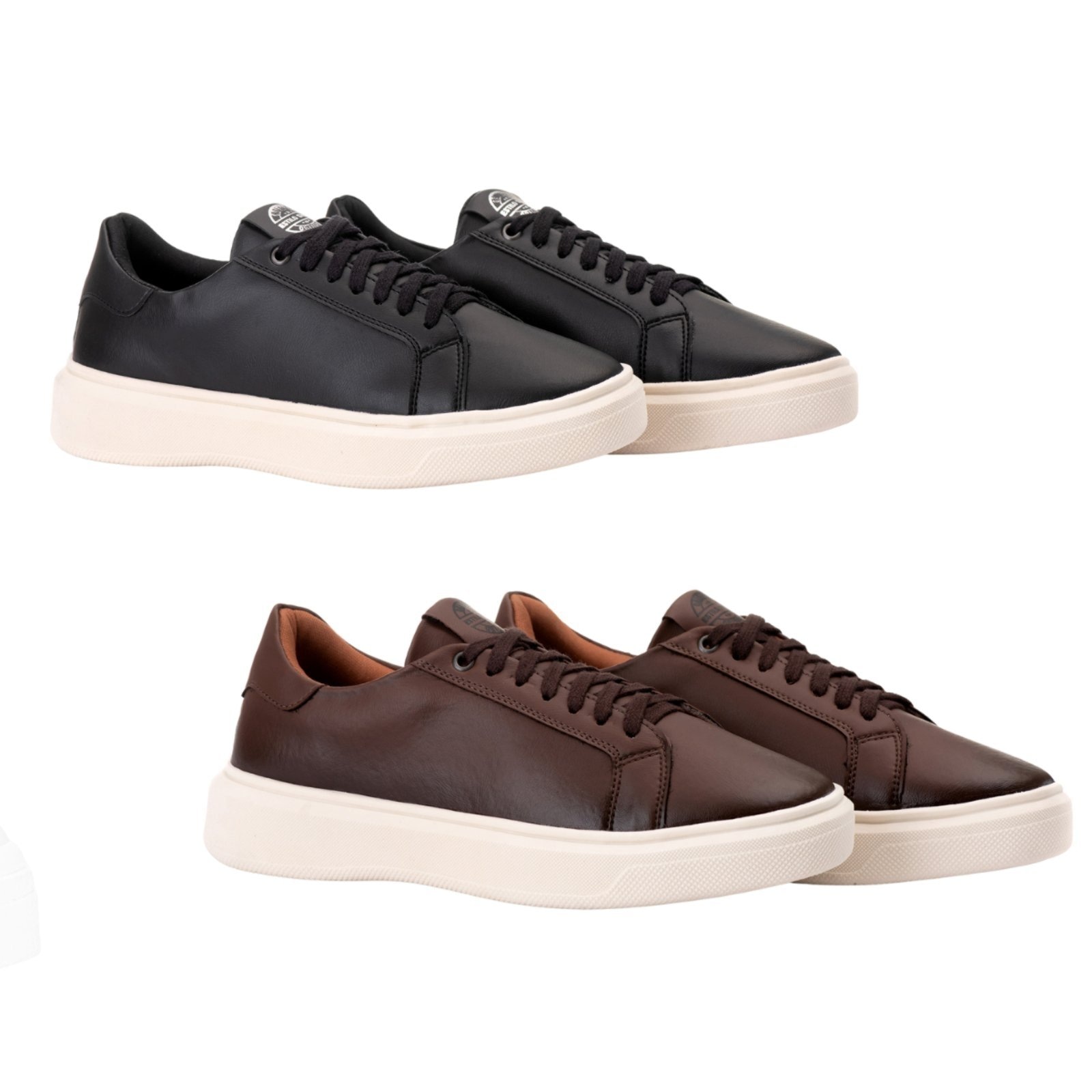 Imagem principal Kit 2 Sapatenis Tenis Casual Masculino +Marrom Original Adulto Estilo Shoes café/preto