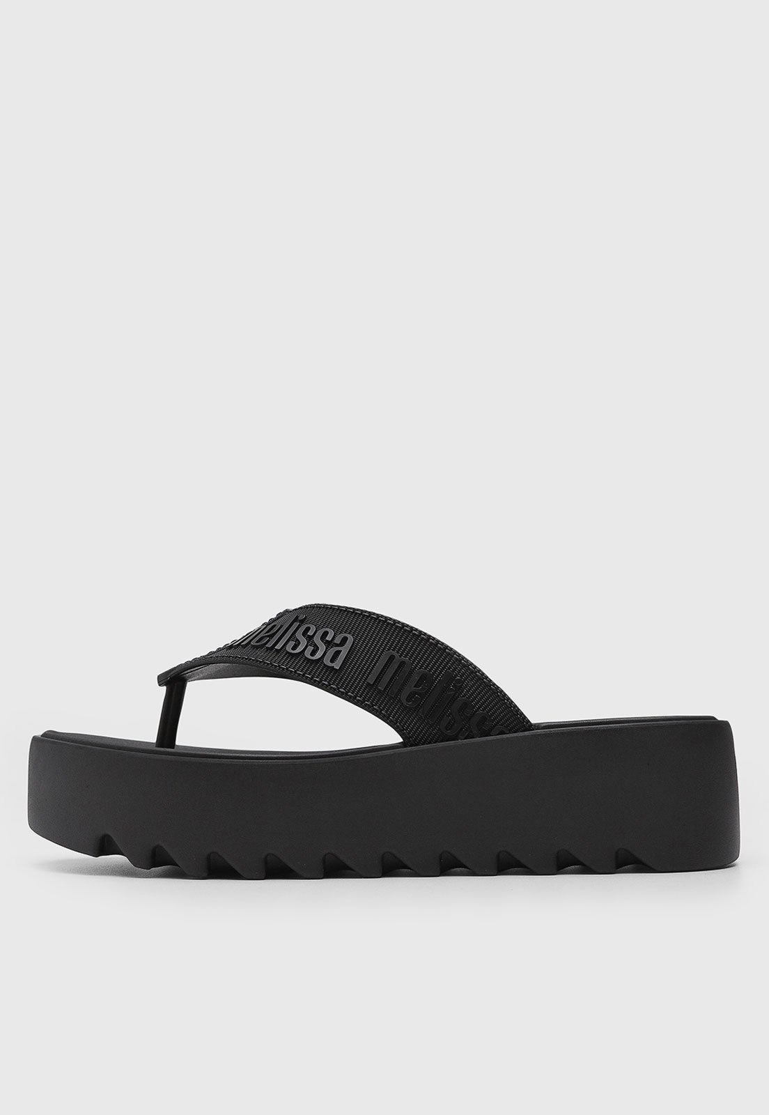 Imagem principal Sandália Feminina Melissa Plataforma Preta Melissa preto