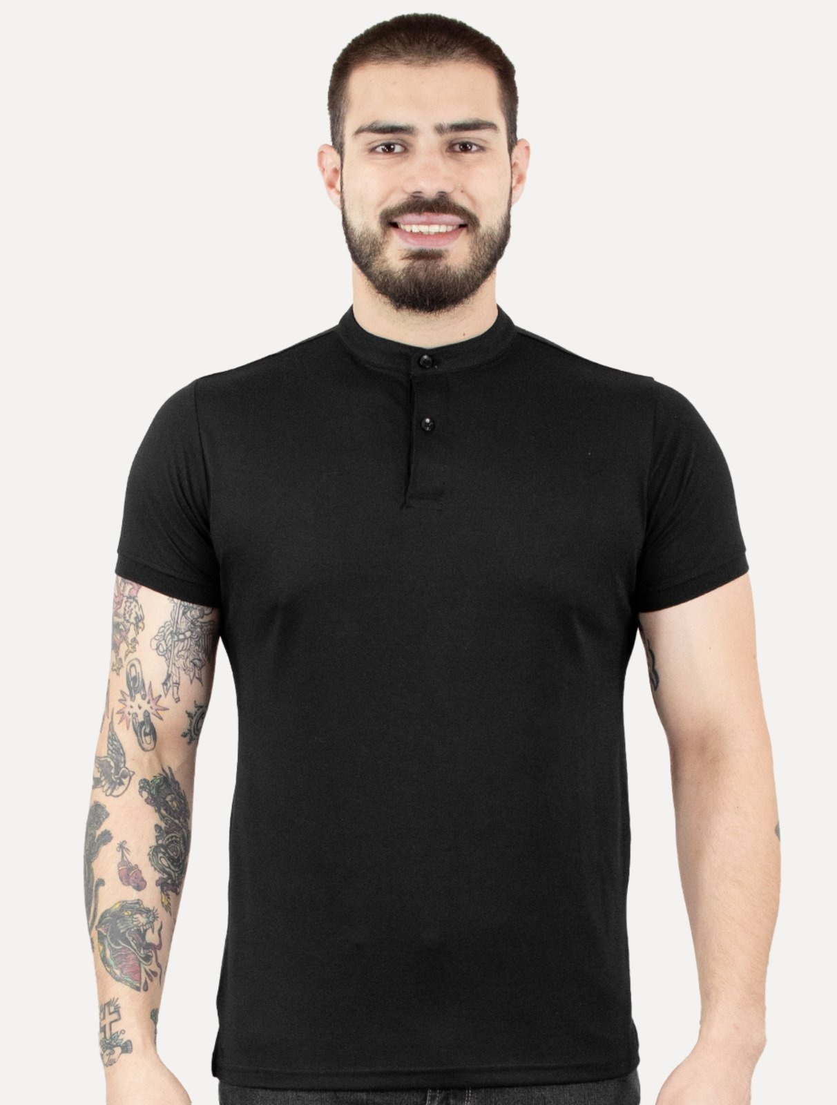 Imagem principal Polo Dixen Masculina Piquet Gola Padre Lisa Preta U.S. Polo Assn. preto