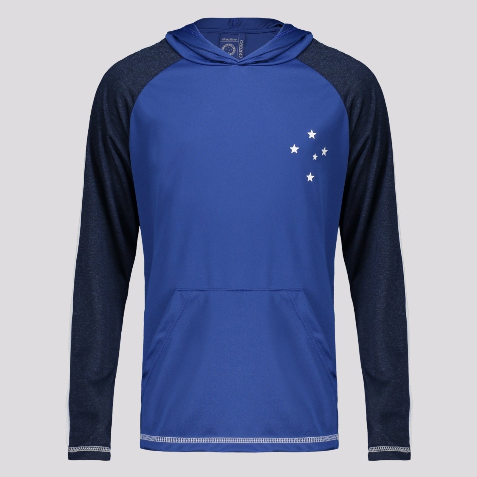 Imagem principal Camisa Manga Longa Cruzeiro Laçado braziline azul