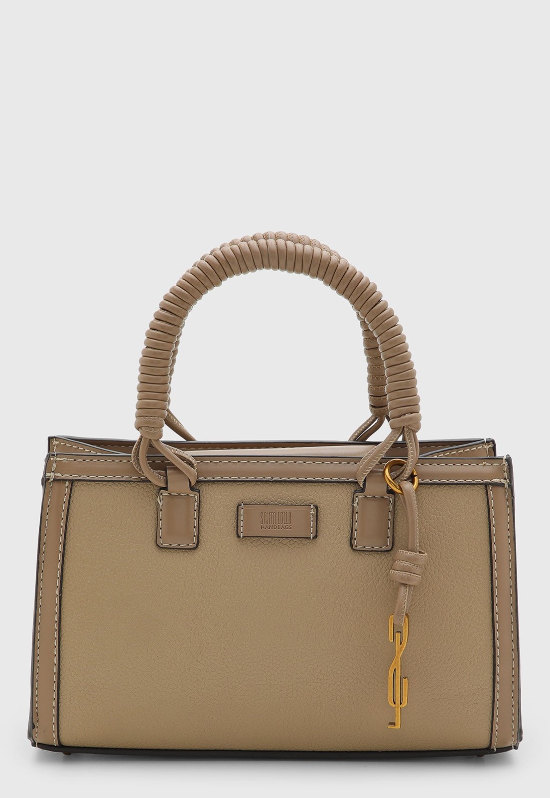 Imagem principal Bolsa Grande Santa Lolla Alça Espiral Santa Lolla bege