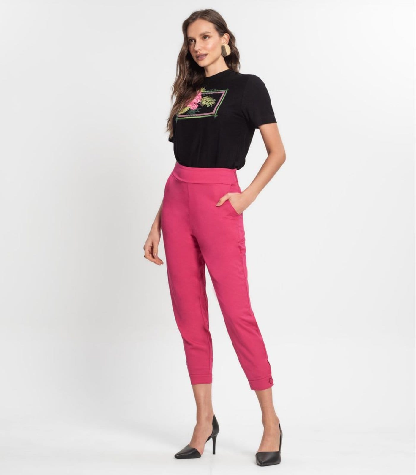 Calça Em Viscose Feminina Endless