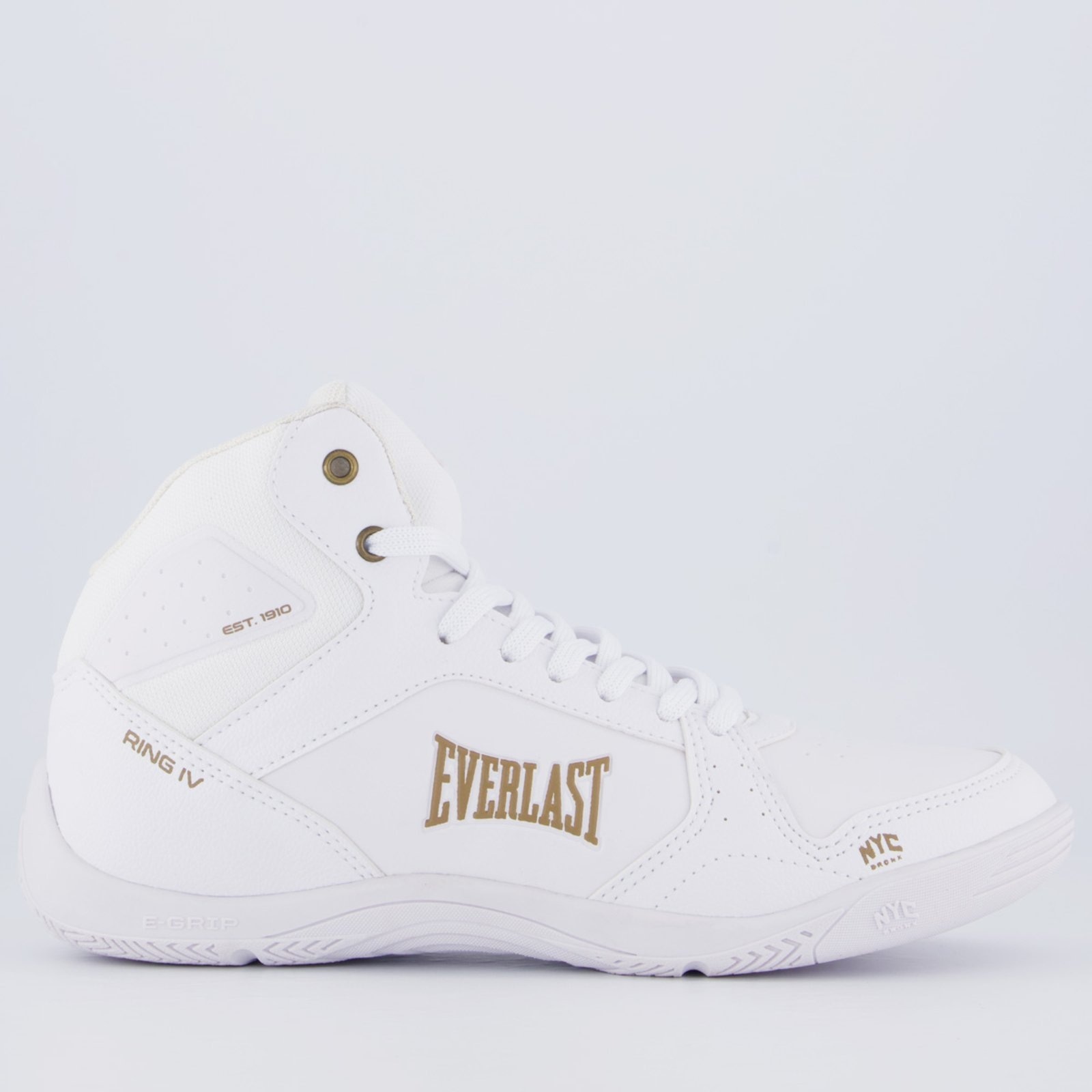 Imagem principal Tênis Everlast Ring 4 Feminino e Dourado Everlast branco