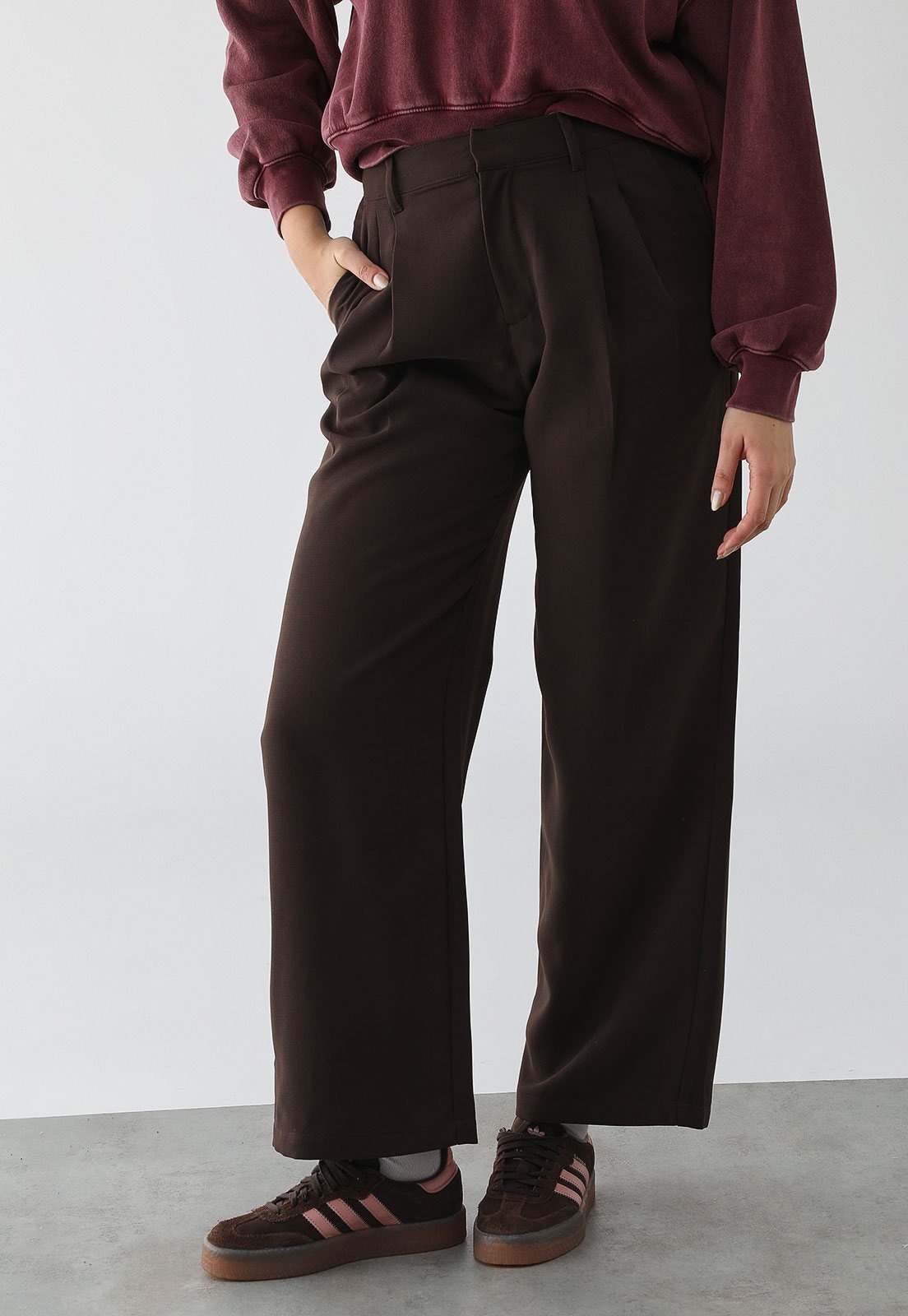 Imagem principal Calça Feminina GAP Perna Reta GAP marrom