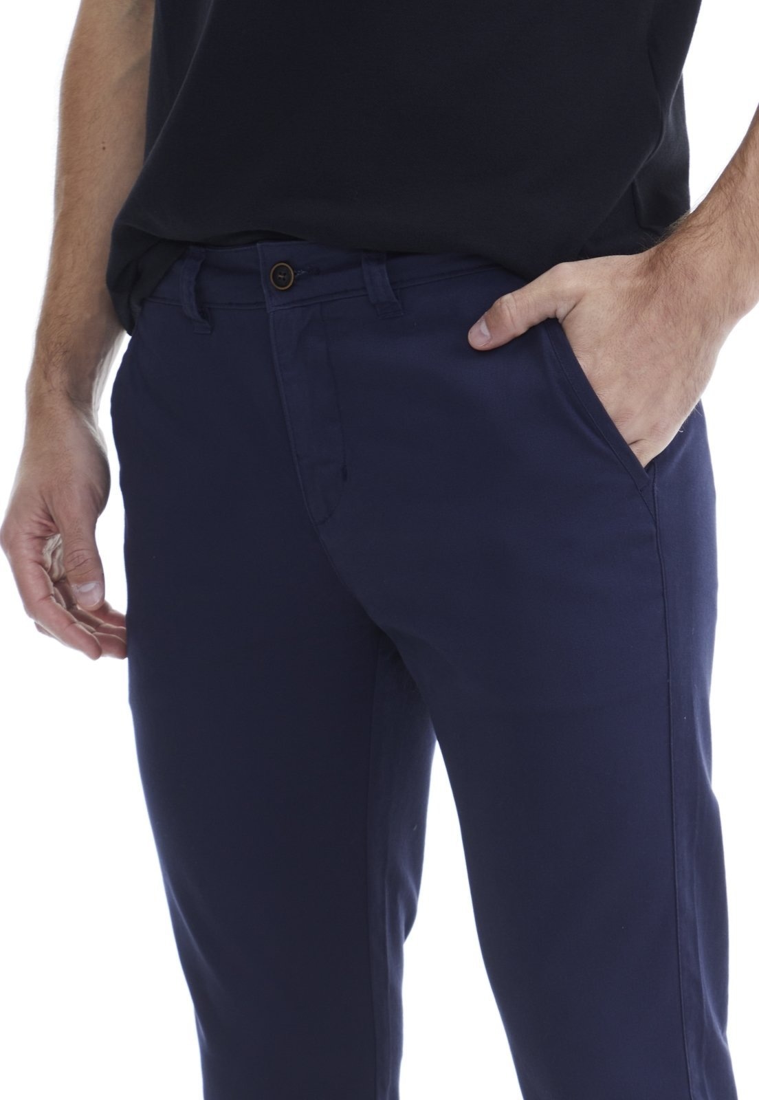 Imagem principal Calça Sarja Traymon Chino Regular Marinho Traymon azul marinho