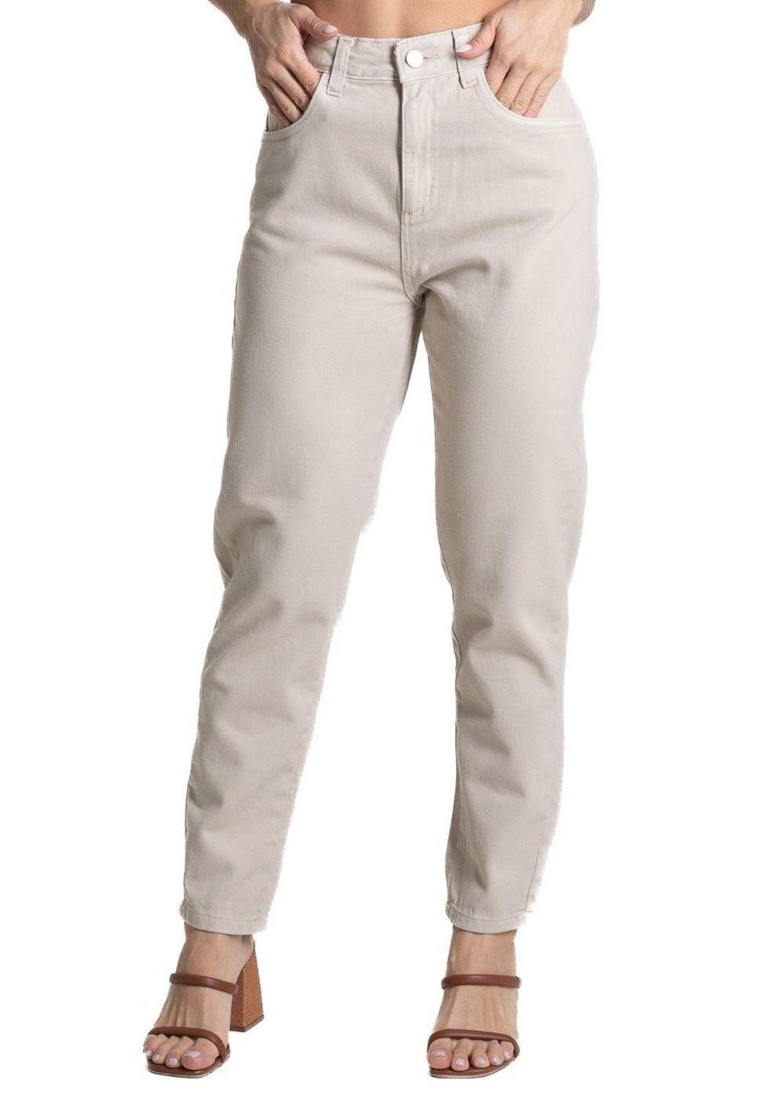 Imagem principal Calça Sarja Sawary Mom - 281946 Sawary bege