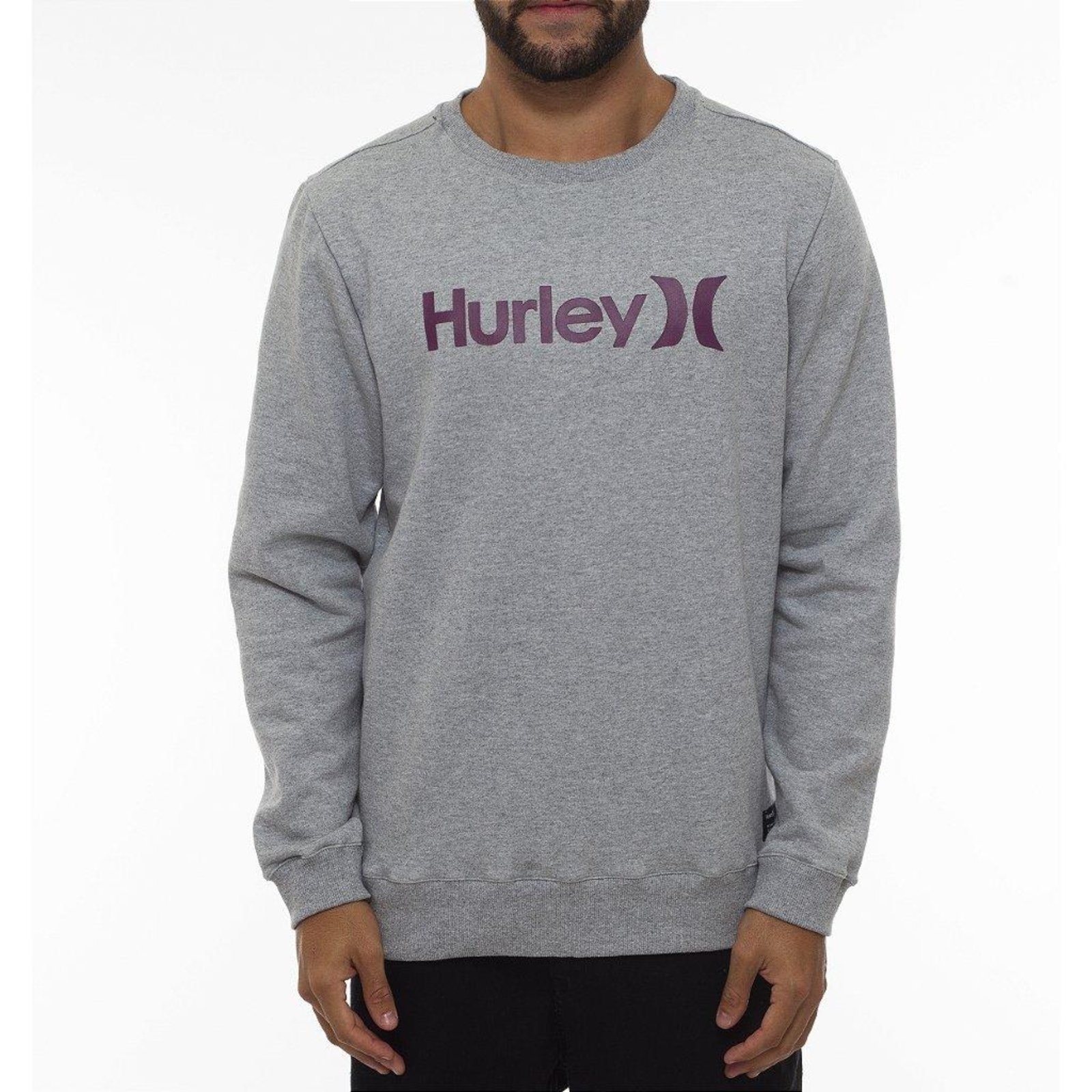 Imagem principal Moletom Hurley Careca One&Only WT23 Masculino Mescla hurley cinza