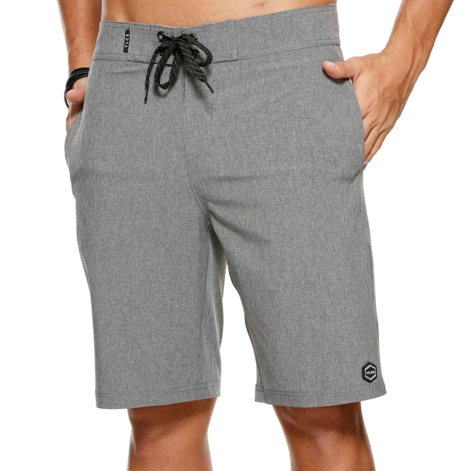 Imagem principal Bermuda Agua Minimalista Masculina VLCS VLCS VIOLAÇÕES cinza