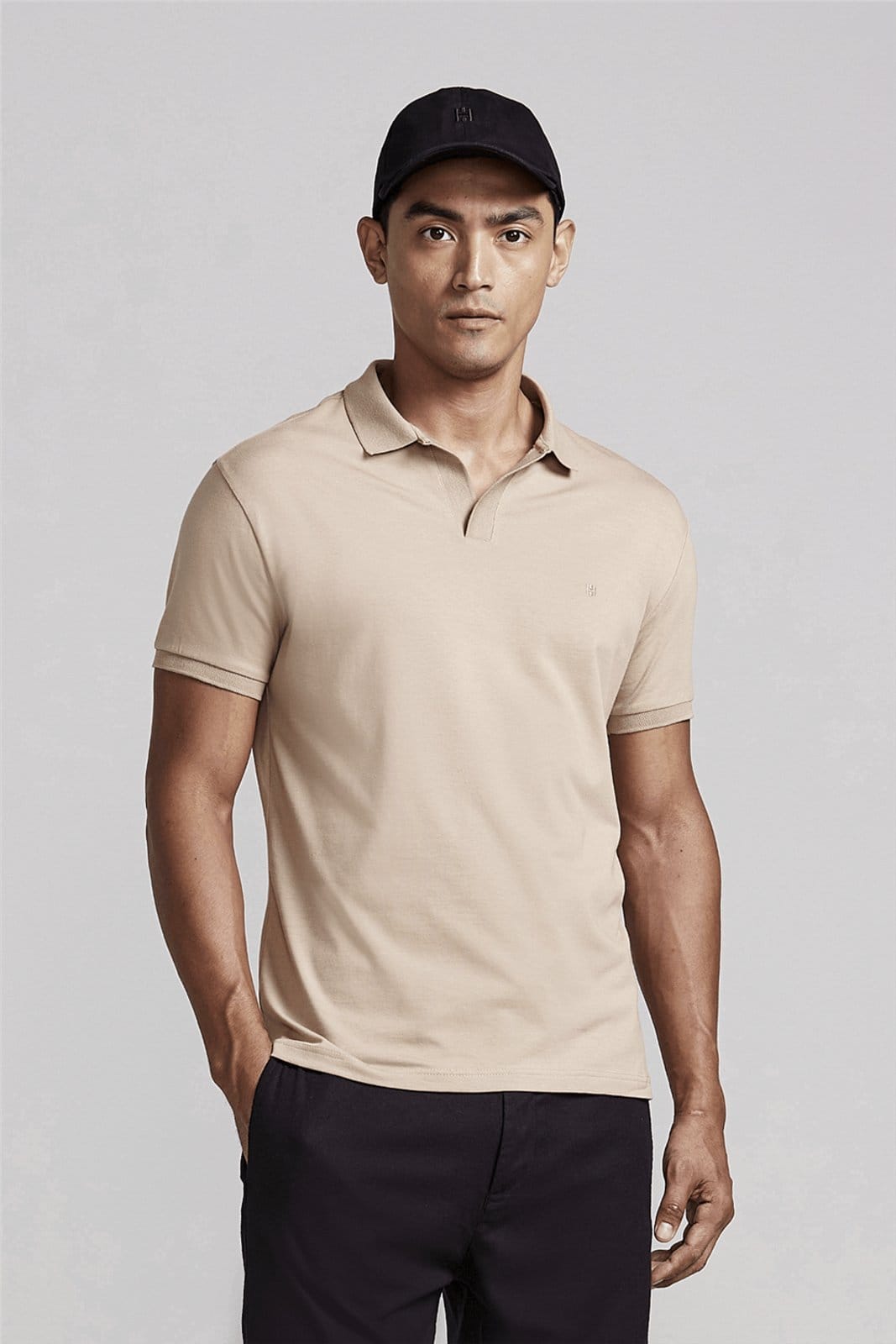 HIGHSTIL Camisa Polo Malha Slim Fit Médio