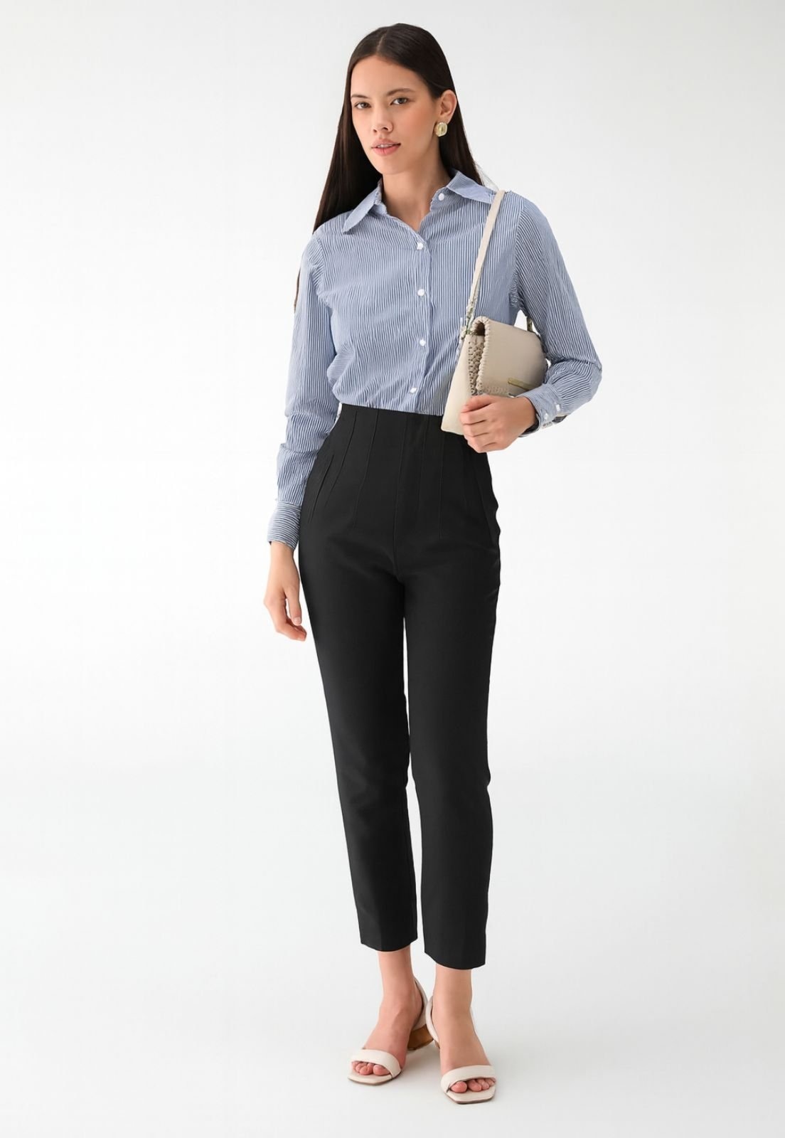 Imagem principal Calça De Alfaiataria Levosch Cintura Alta 77VS LEVOSCH preto